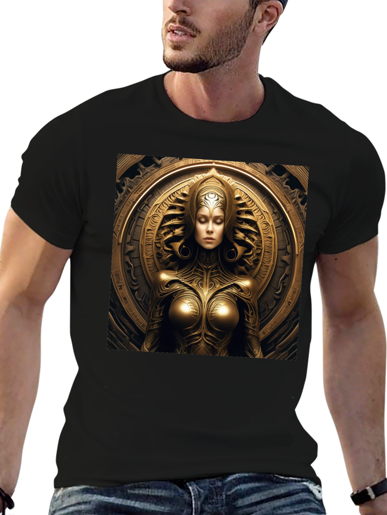 Goddess in Gold Graphic Tee