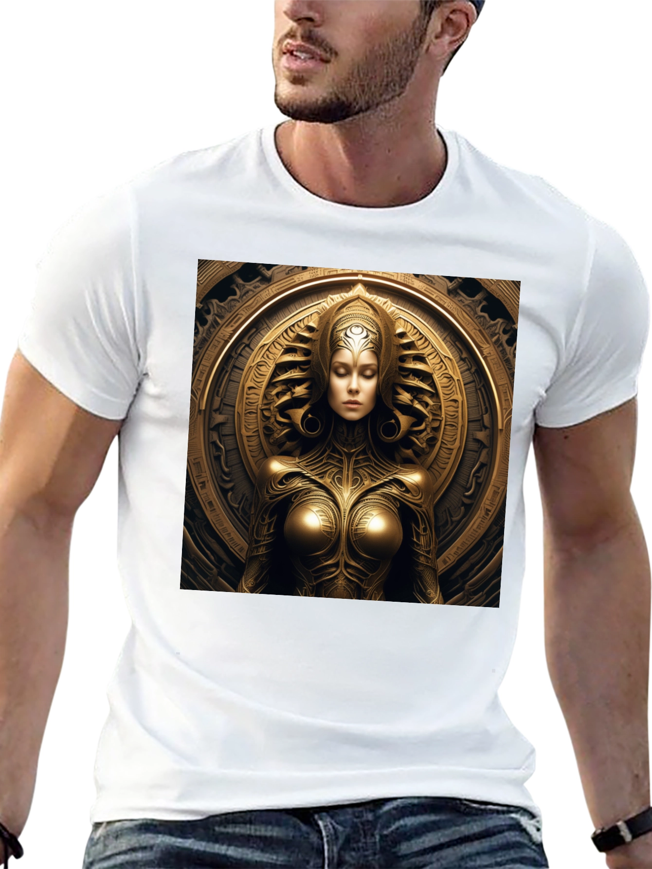 Goddess in Gold Graphic Tee