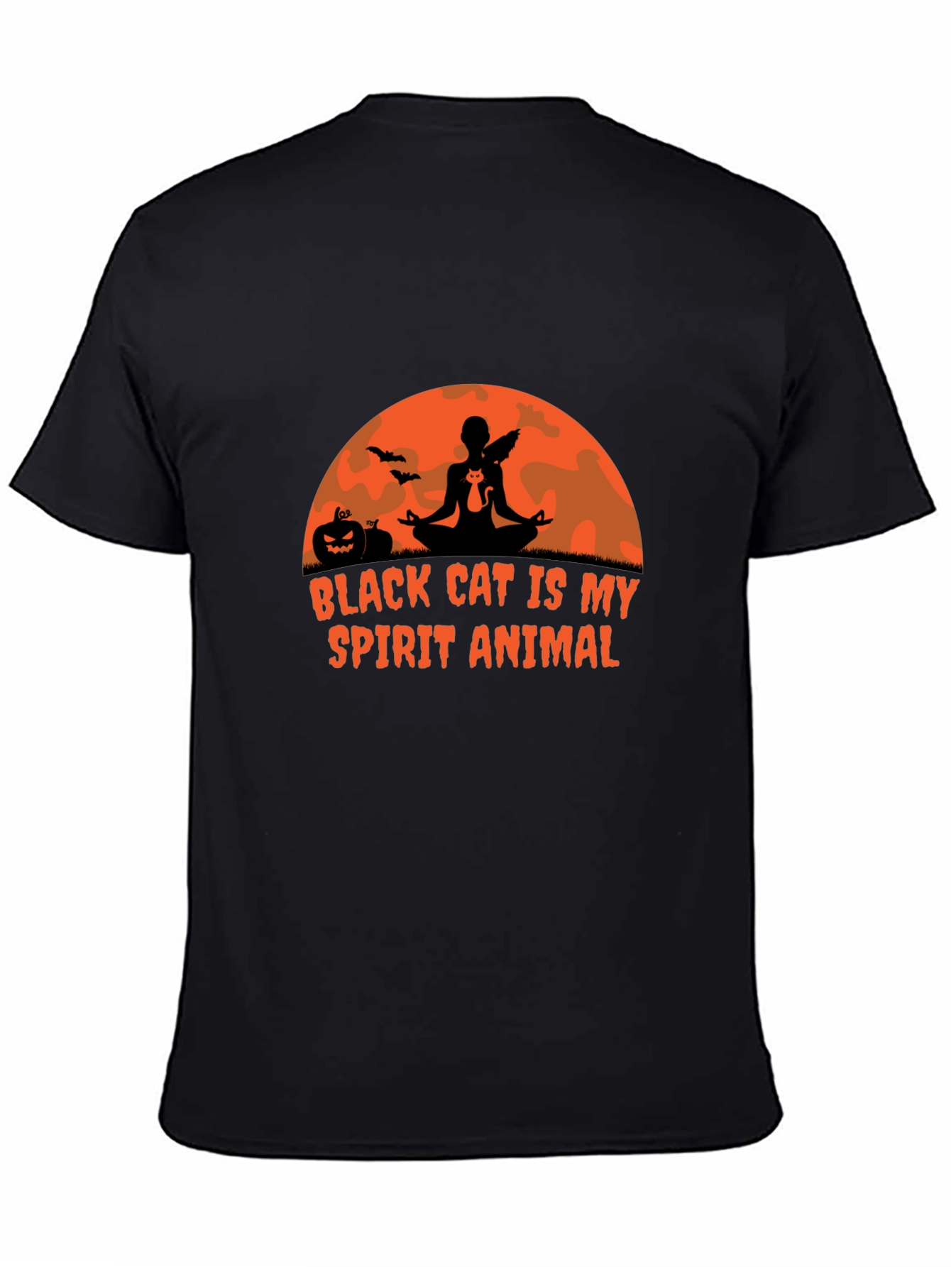 Black Cat Spirit Animal Graphic Tee