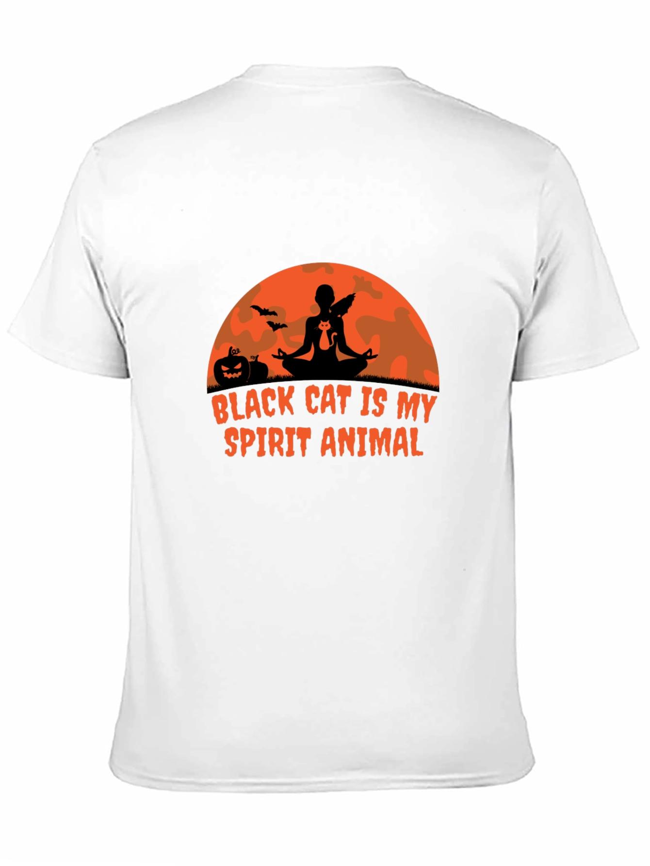 Black Cat Spirit Animal Graphic Tee