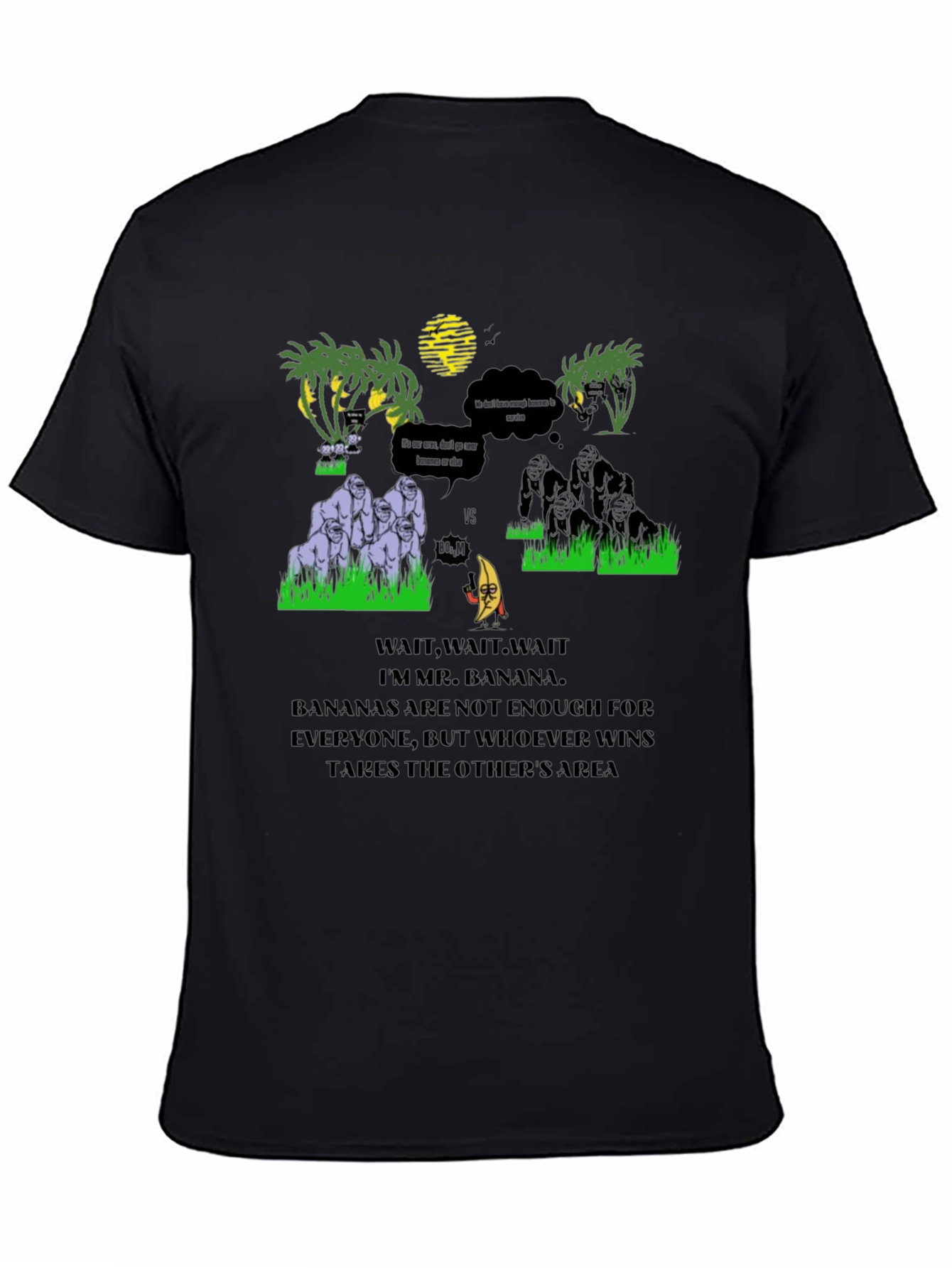 Banana vs Gorilla T-Shirt - Jungle Warfare Tee