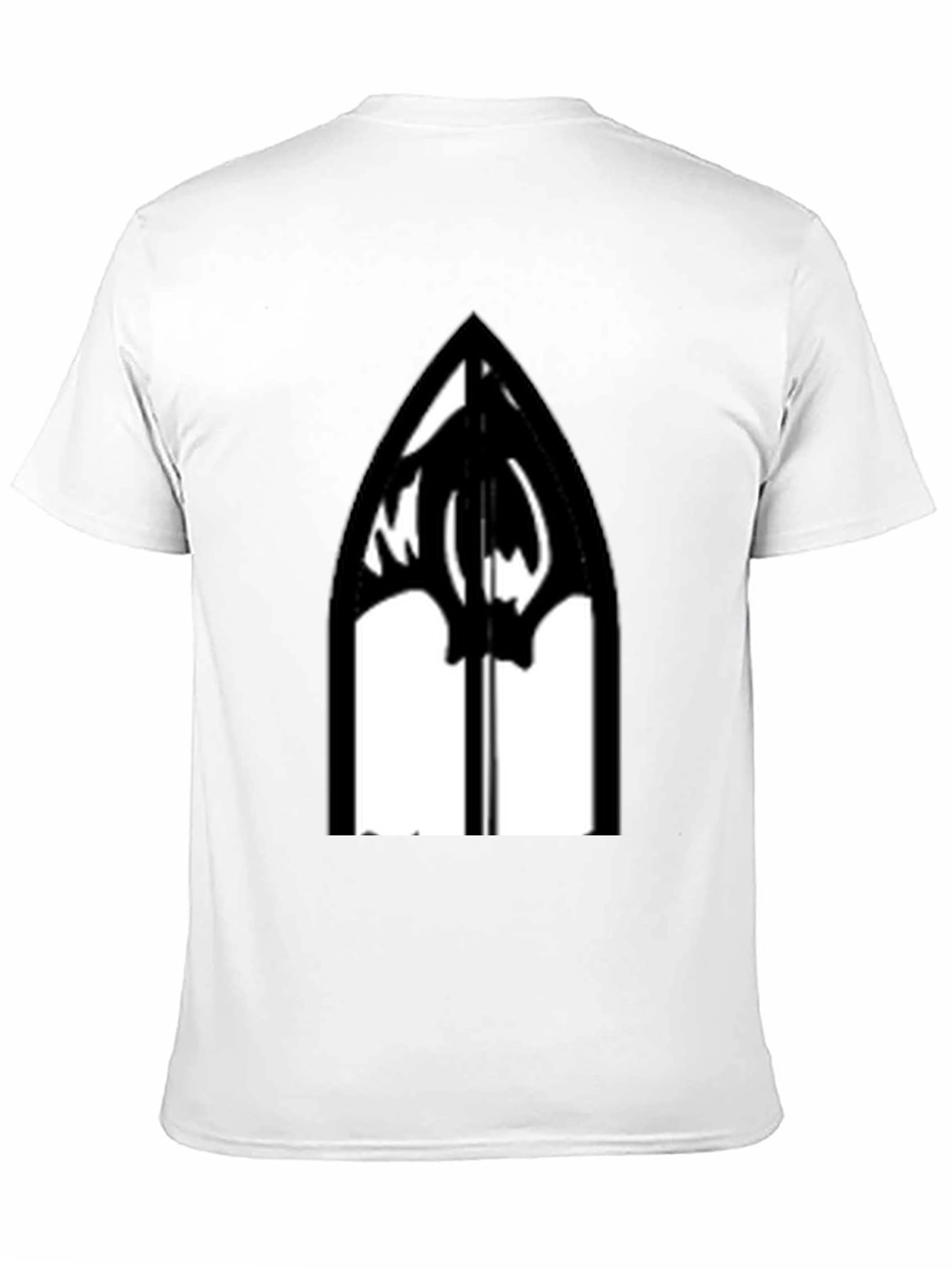 Gothic Window T-Shirt - Black Graphic Tee
