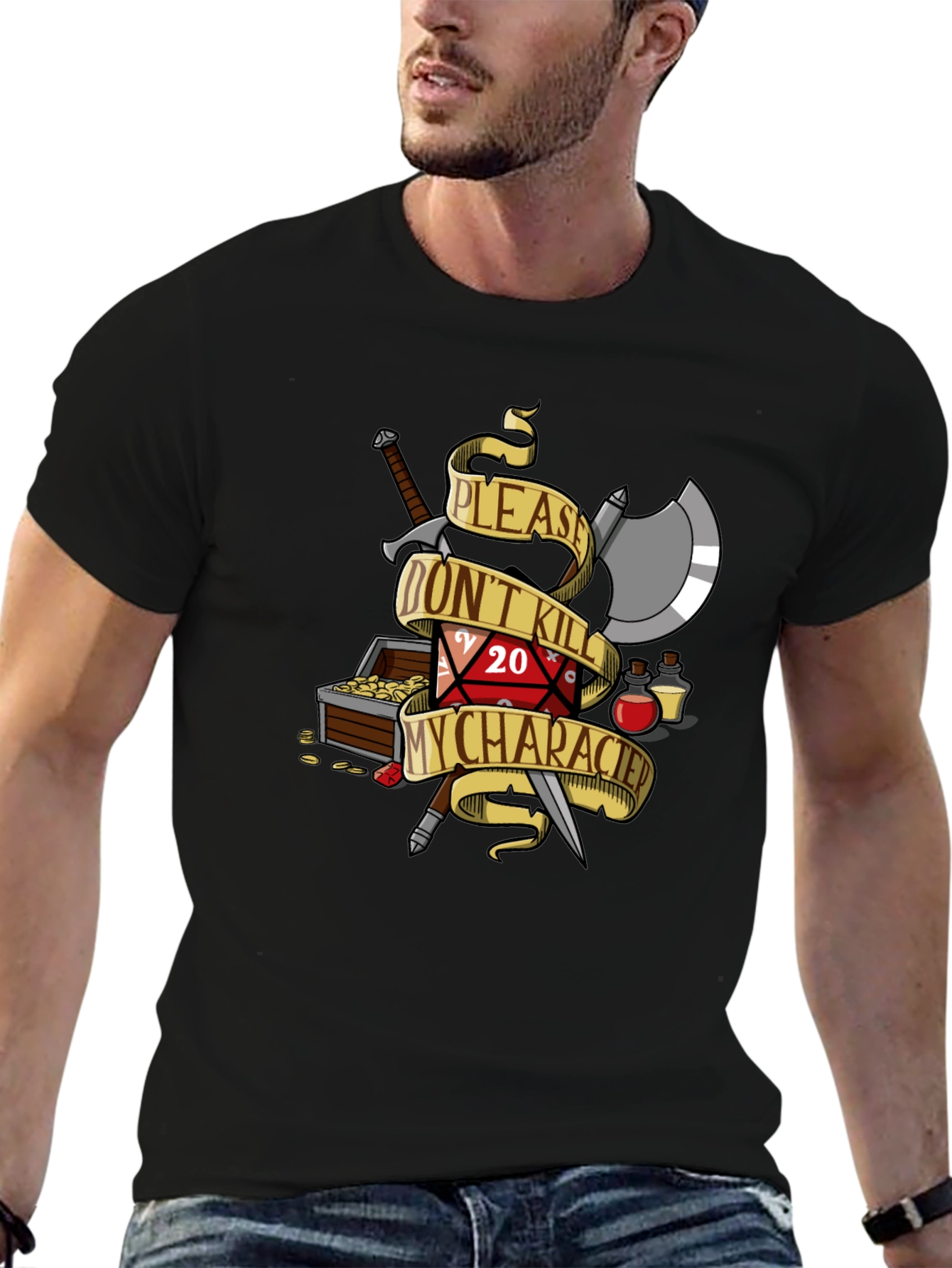 D&D Please Dont Kill My Character T-Shirt