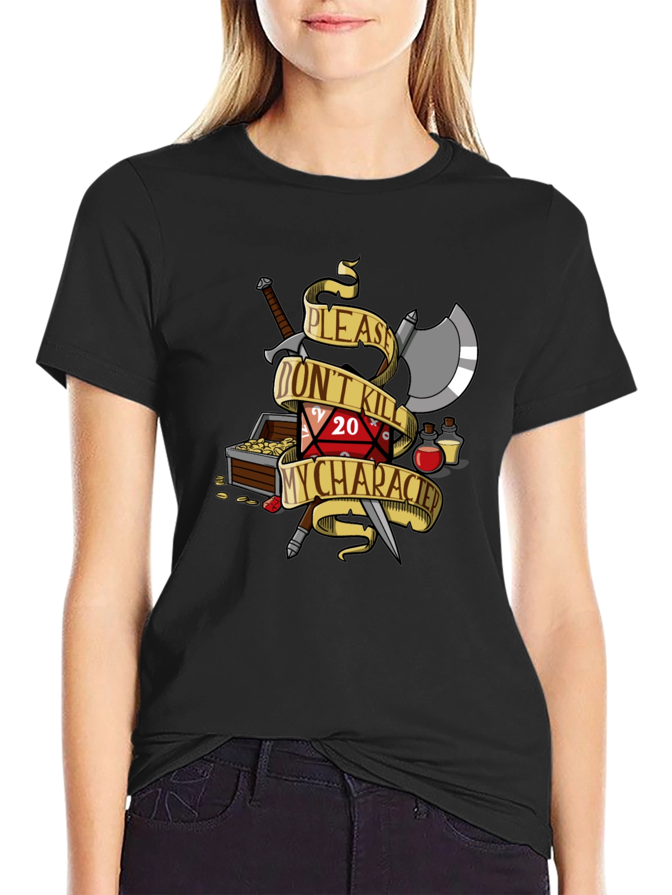 D&D Please Dont Kill My Character T-Shirt