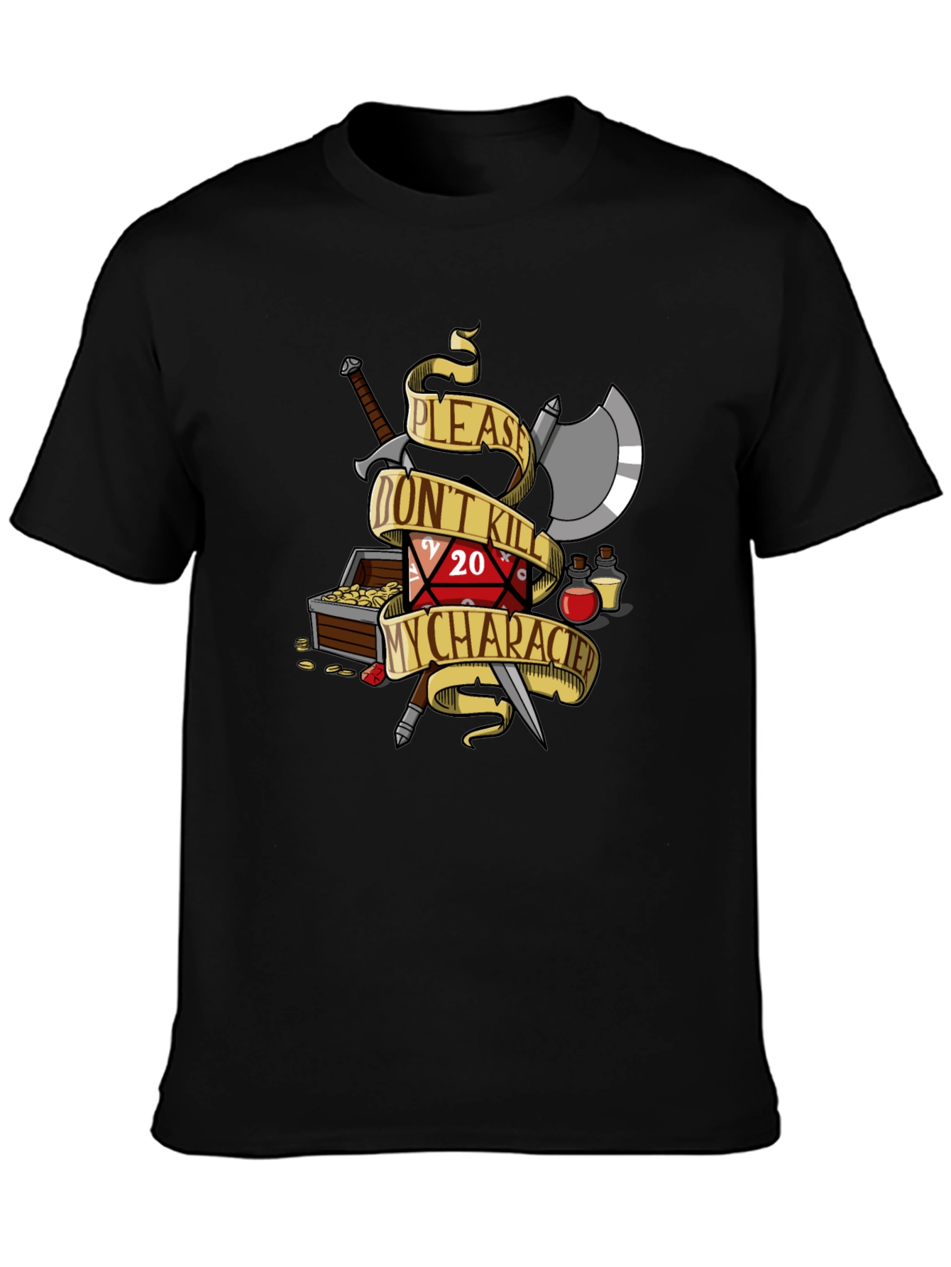 D&D Please Dont Kill My Character T-Shirt