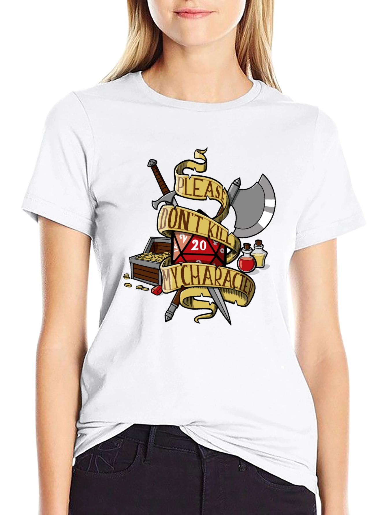 D&D Please Dont Kill My Character T-Shirt