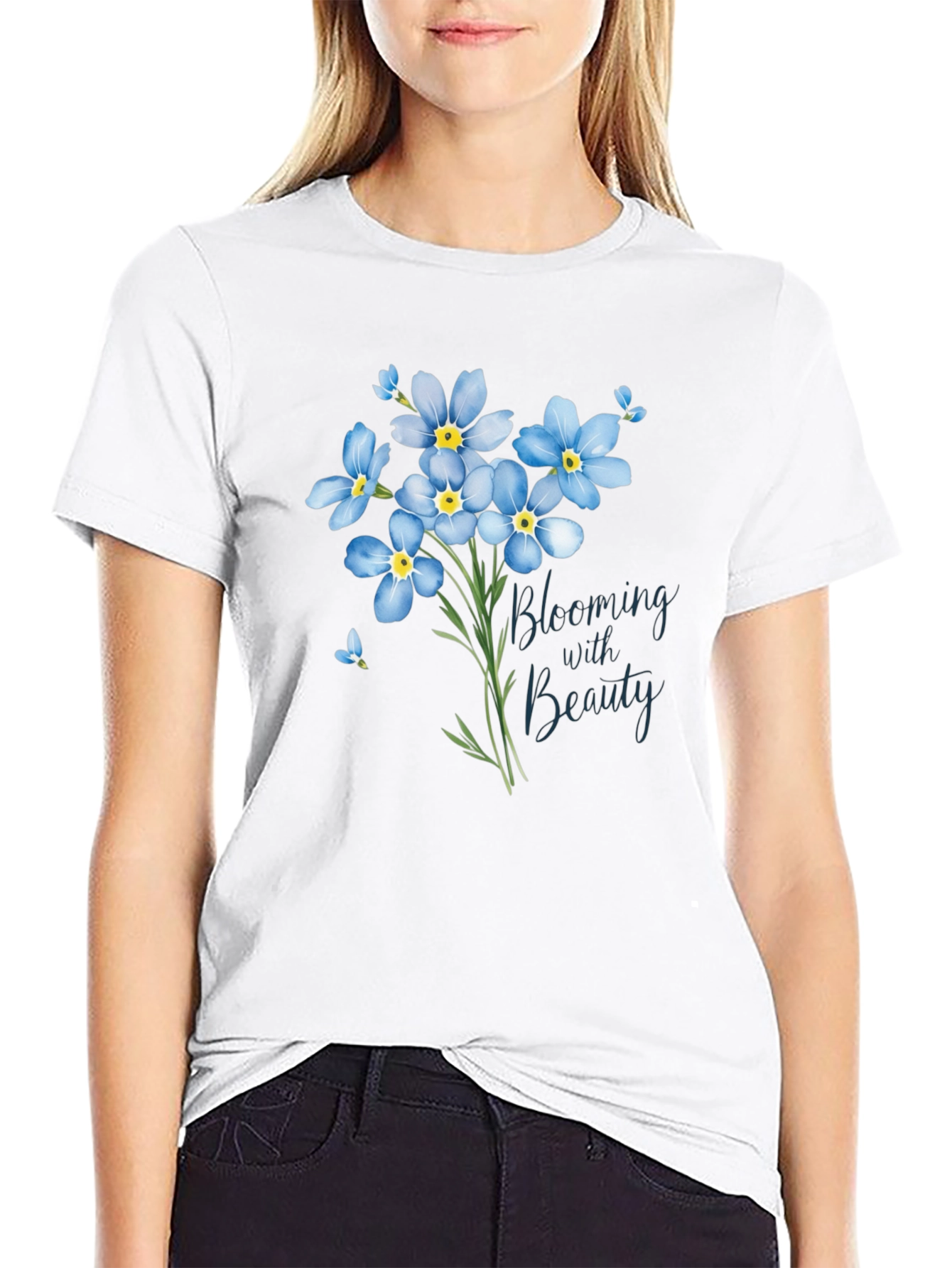 Blooming Beauty T-Shirt - Floral Design