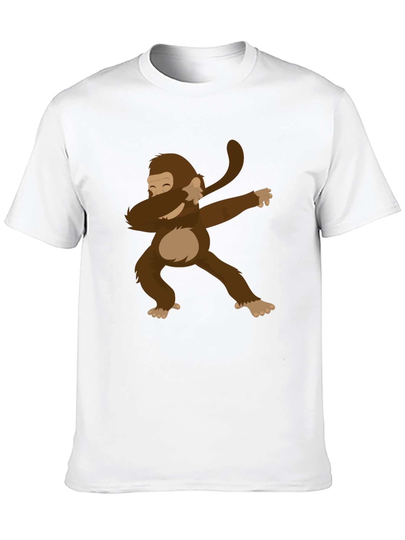 Dabbing Monkey Graphic Tee - Mens Black T-Shirt