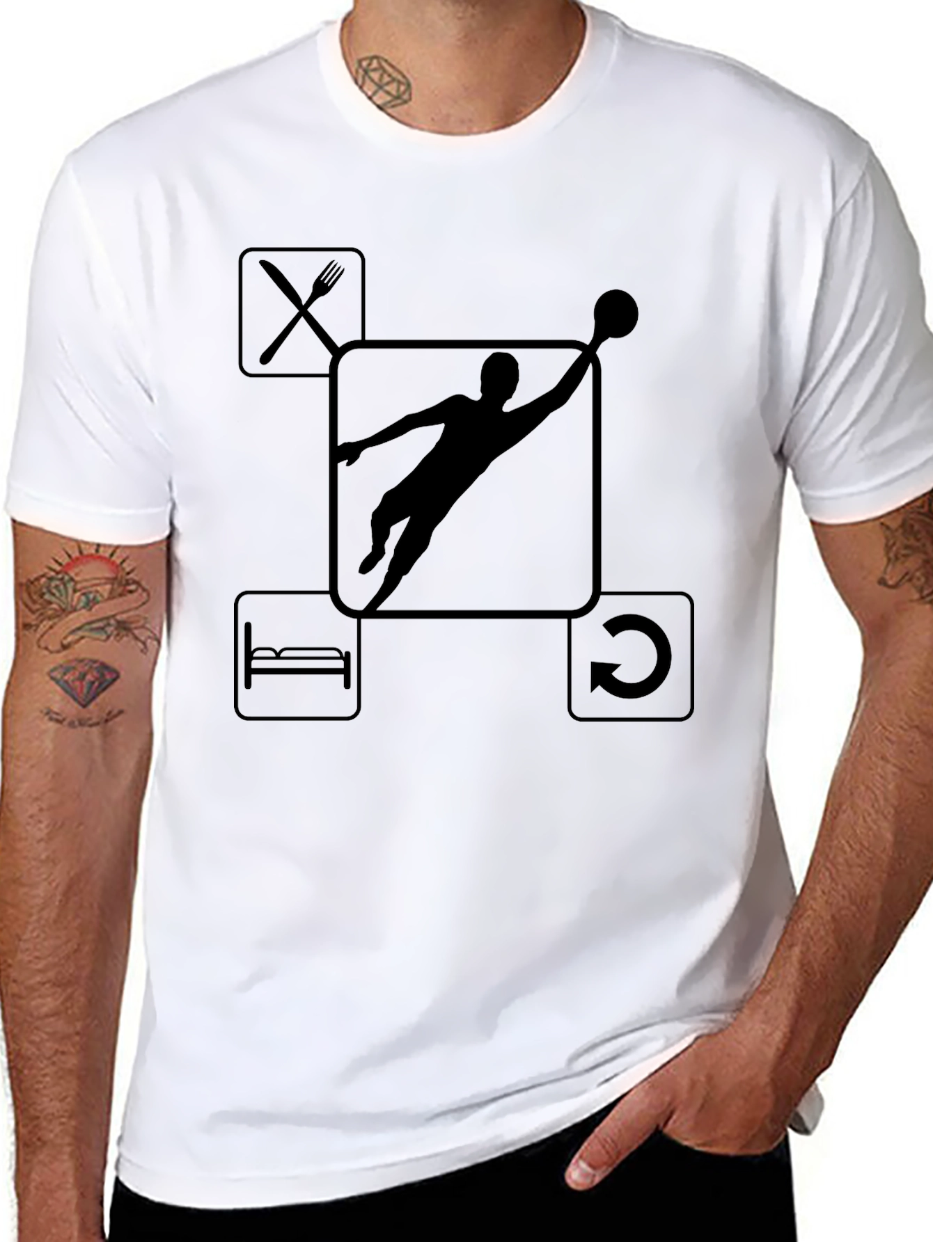 Eat Sleep Dunk Repeat T-Shirt