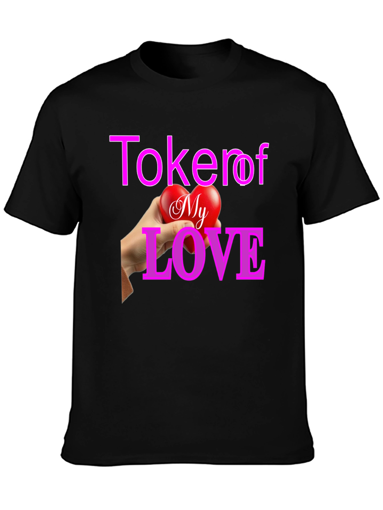 Token of My Love Graphic Tee - Black