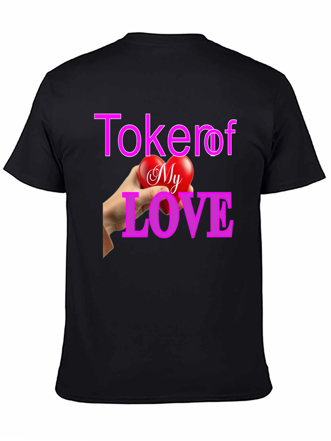 Token of My Love Graphic Tee - Black