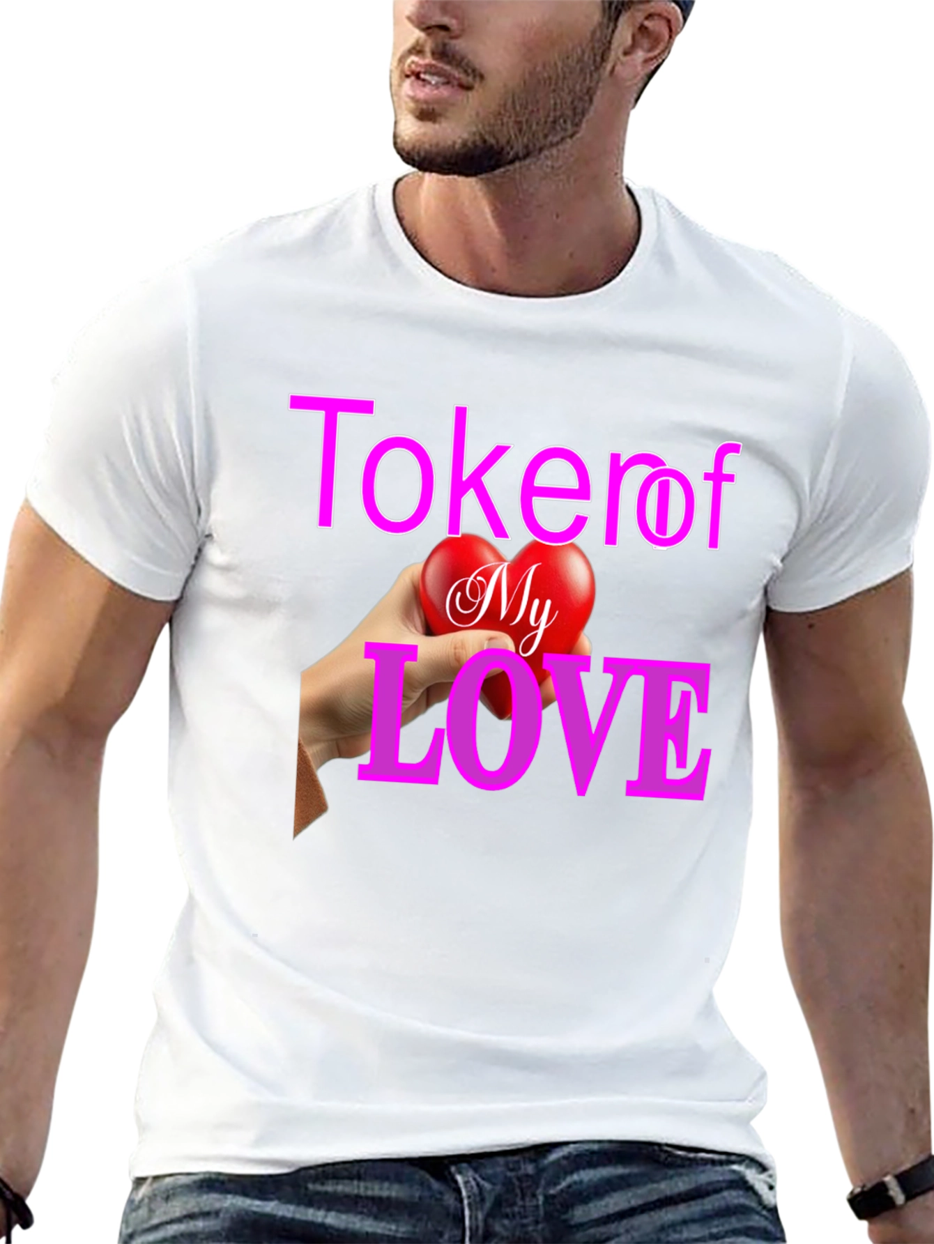 Token of My Love Graphic Tee - Black