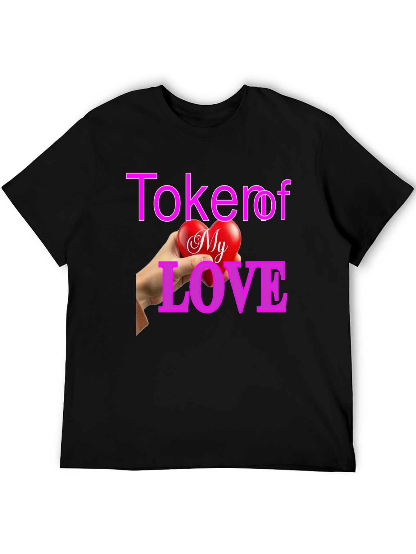 Token of My Love Graphic Tee - Black