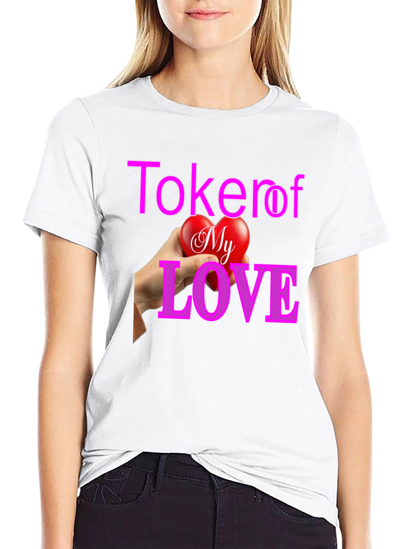 Token of My Love Graphic Tee - Black