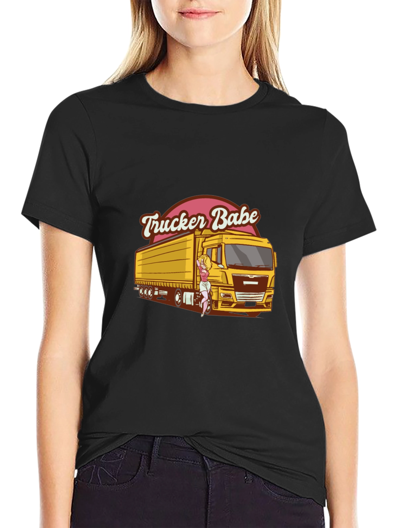 Trucker Babe Graphic Tee - Unisex