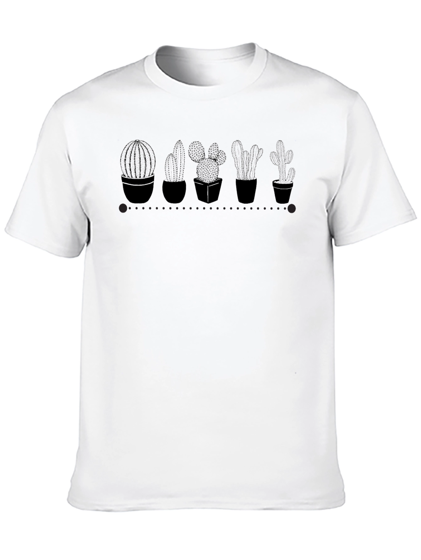 Cactus Plant Black Graphic Tee