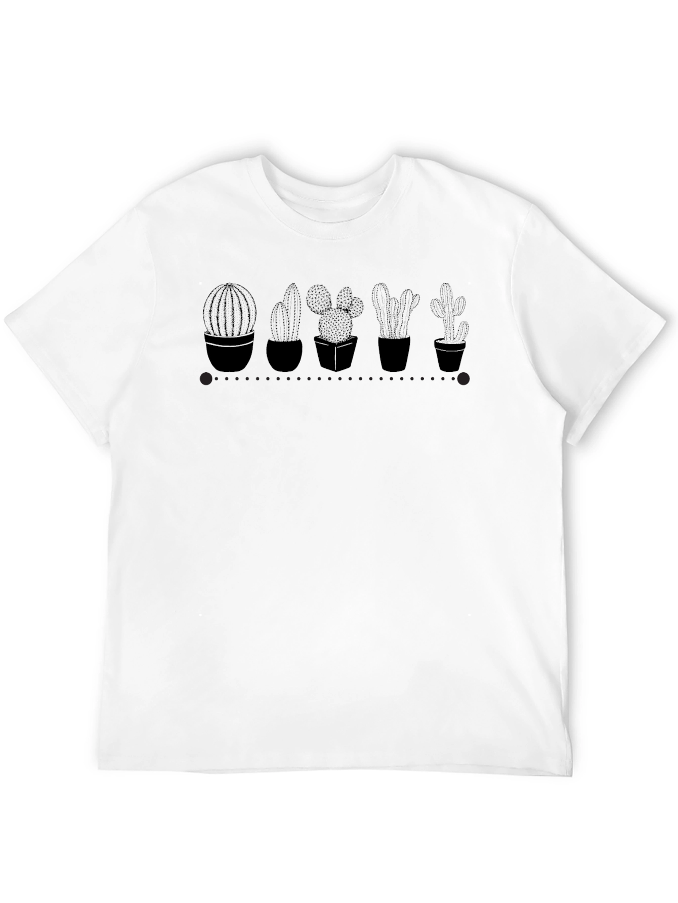 Cactus Plant Black Graphic Tee