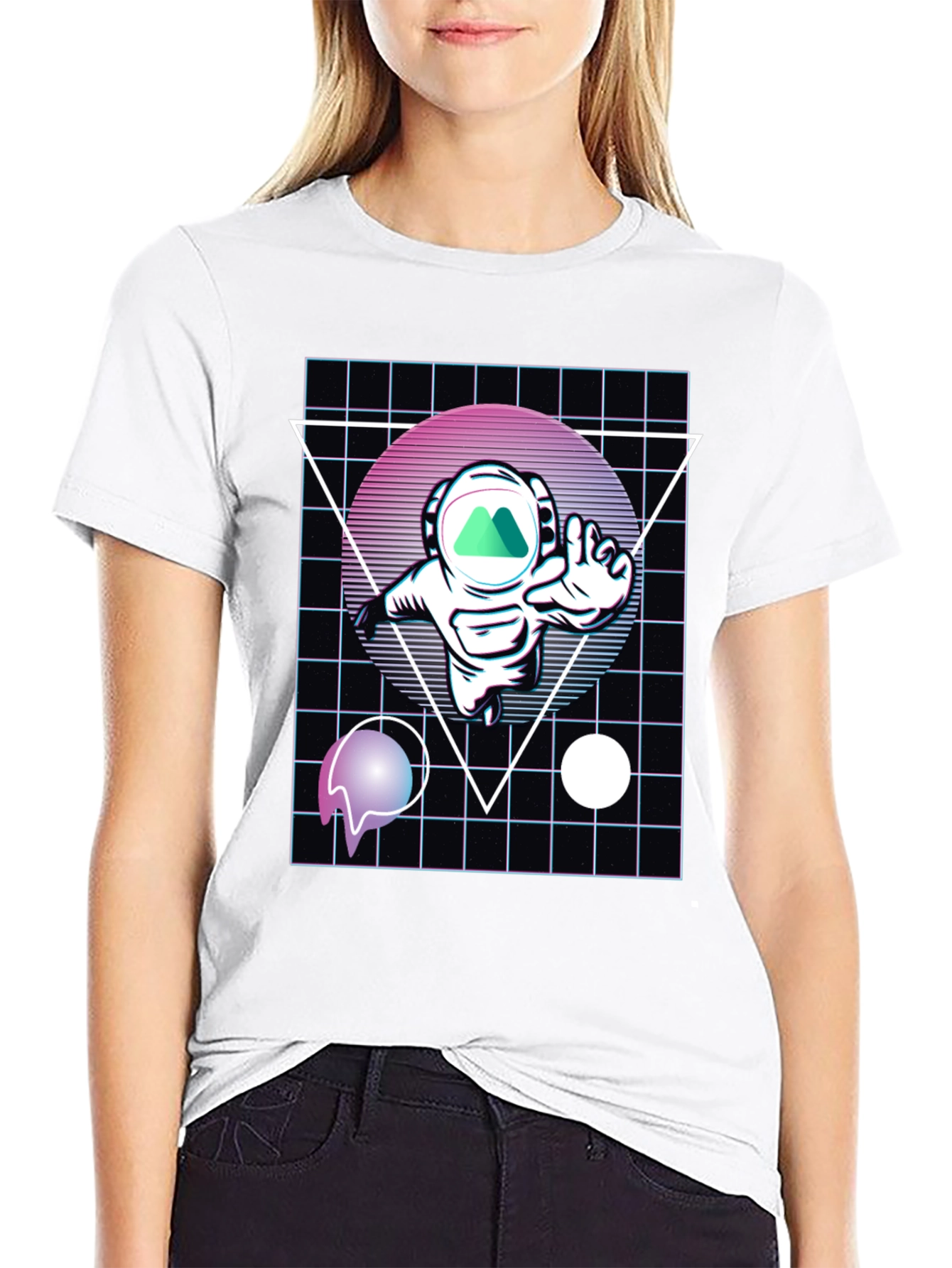 Retro Astronaut T-Shirt - Space Dreams