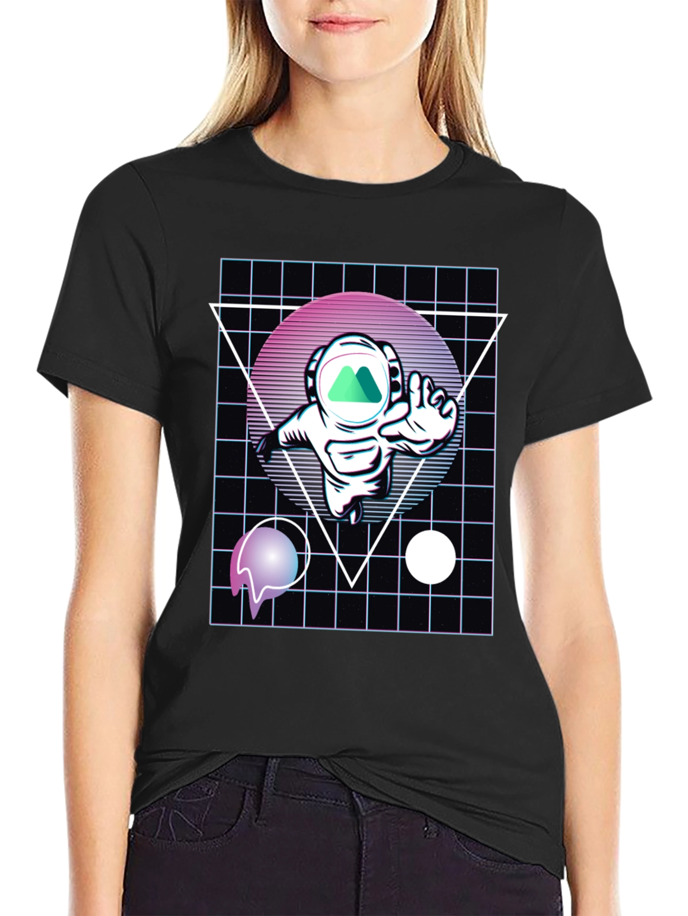 Retro Astronaut T-Shirt - Space Dreams