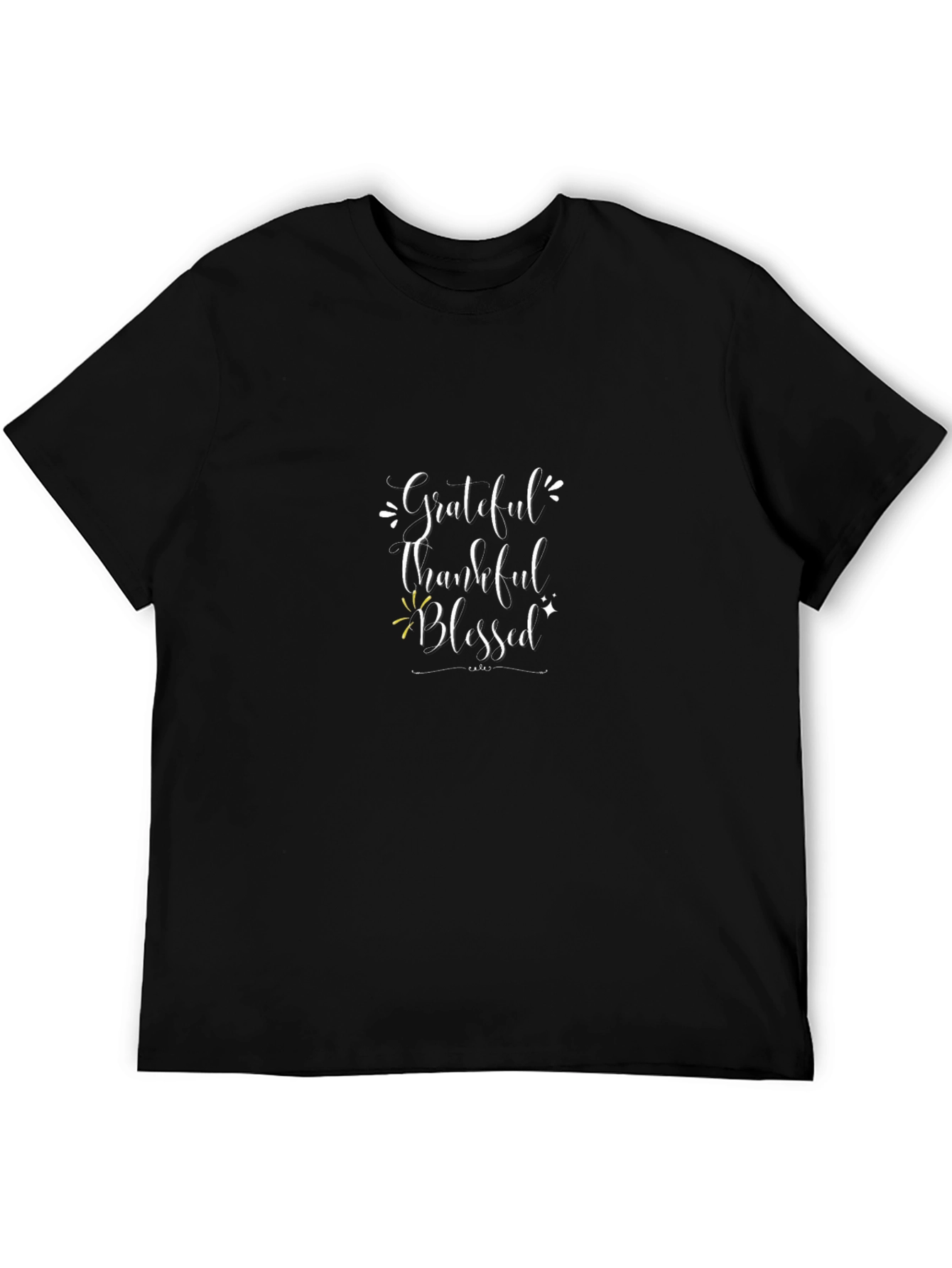 Grateful Thankful Blessed Graphic T-Shirt