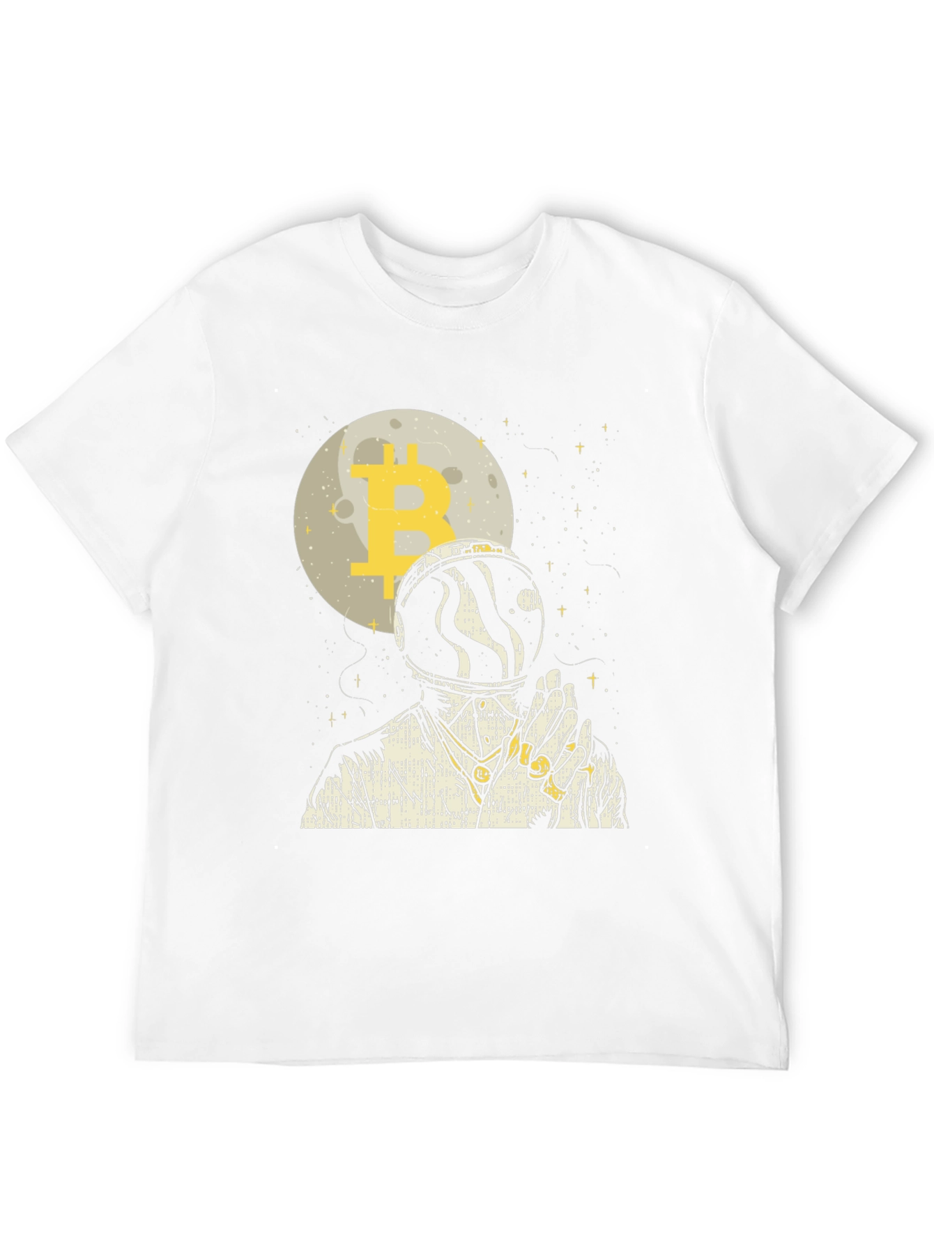 Bitcoin Astronaut Graphic Tee - Black