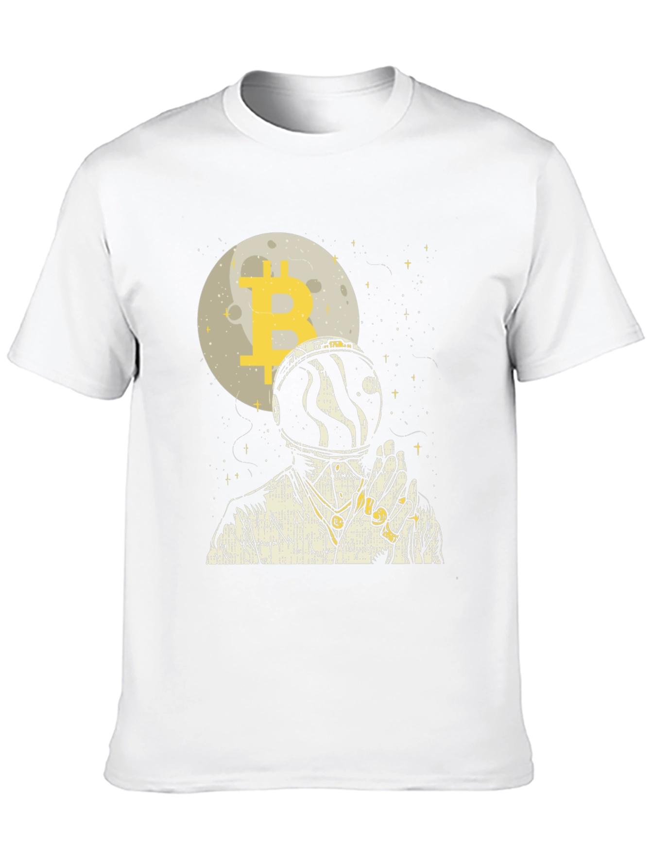Bitcoin Astronaut Graphic Tee - Black