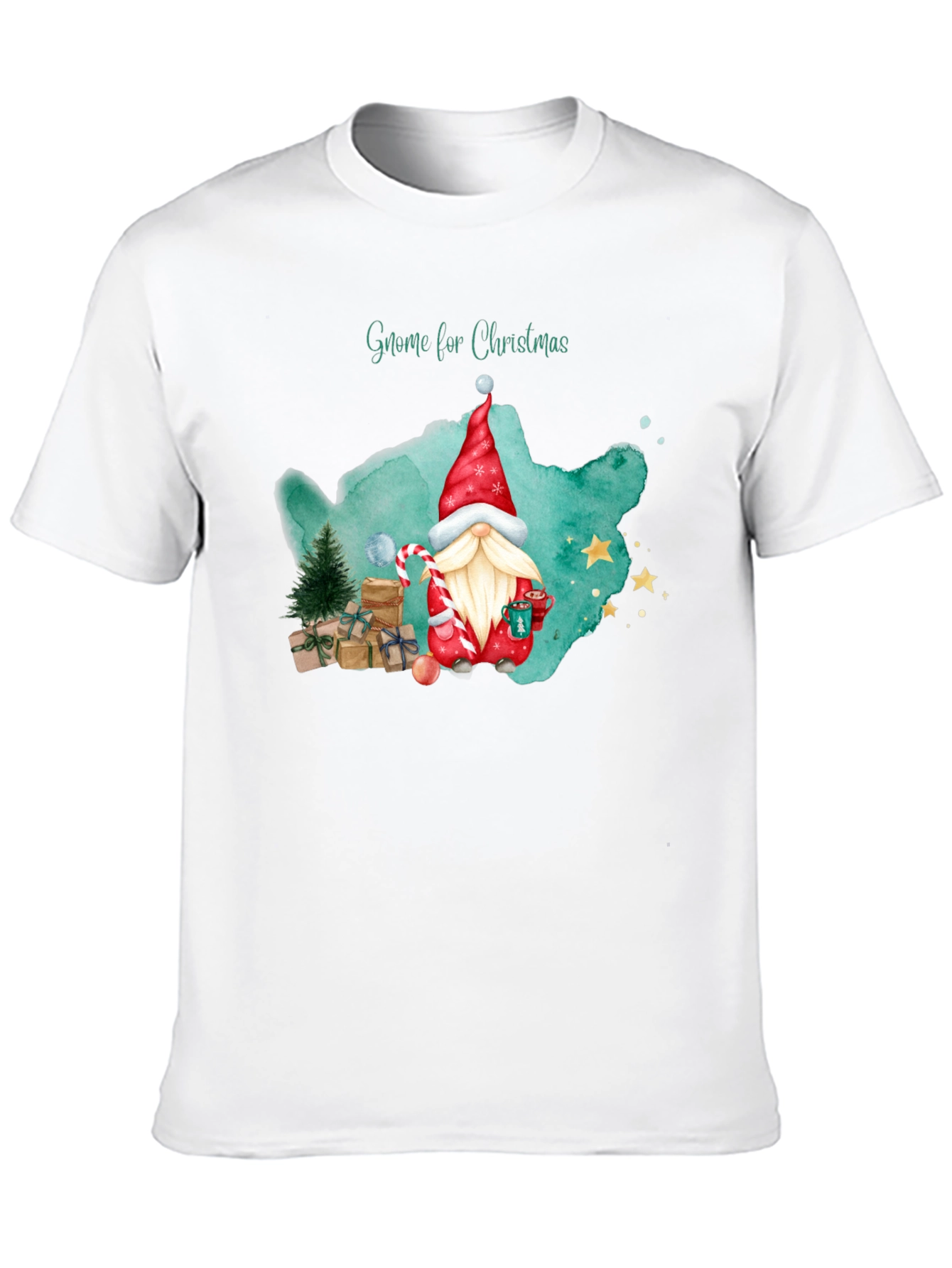 Gnome for Christmas Black T-Shirt