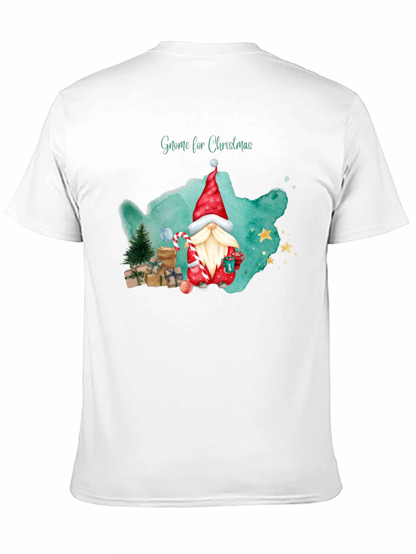 Gnome for Christmas Black T-Shirt