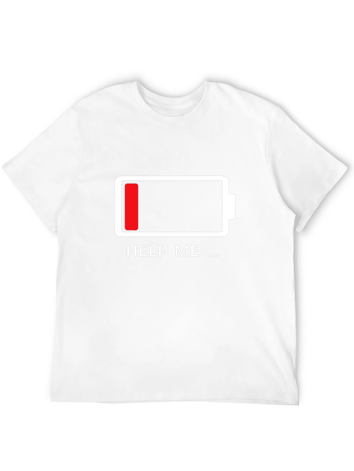 Low Battery Graphic T-Shirt