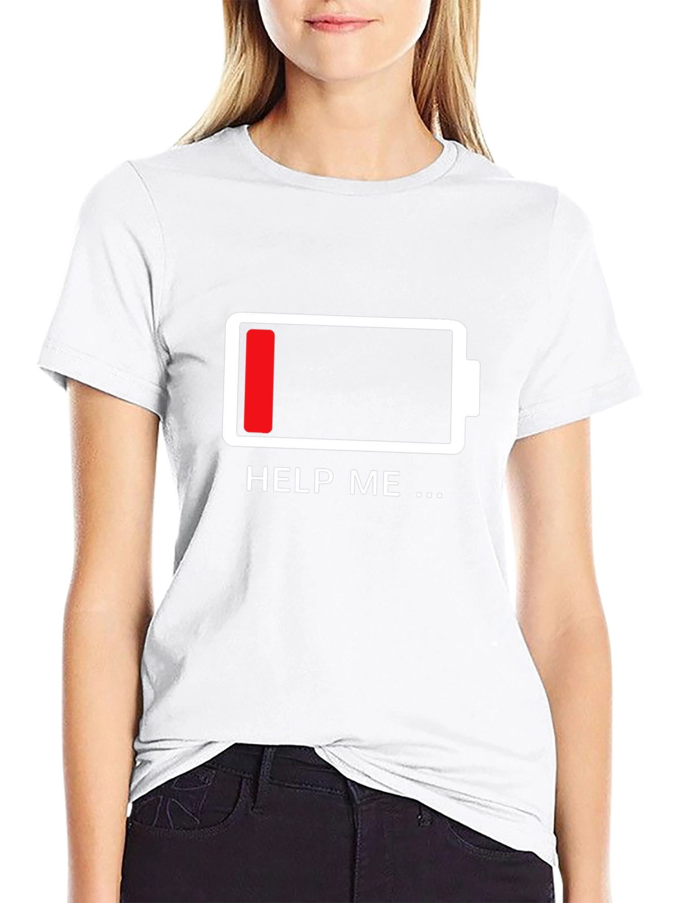 Low Battery Graphic T-Shirt