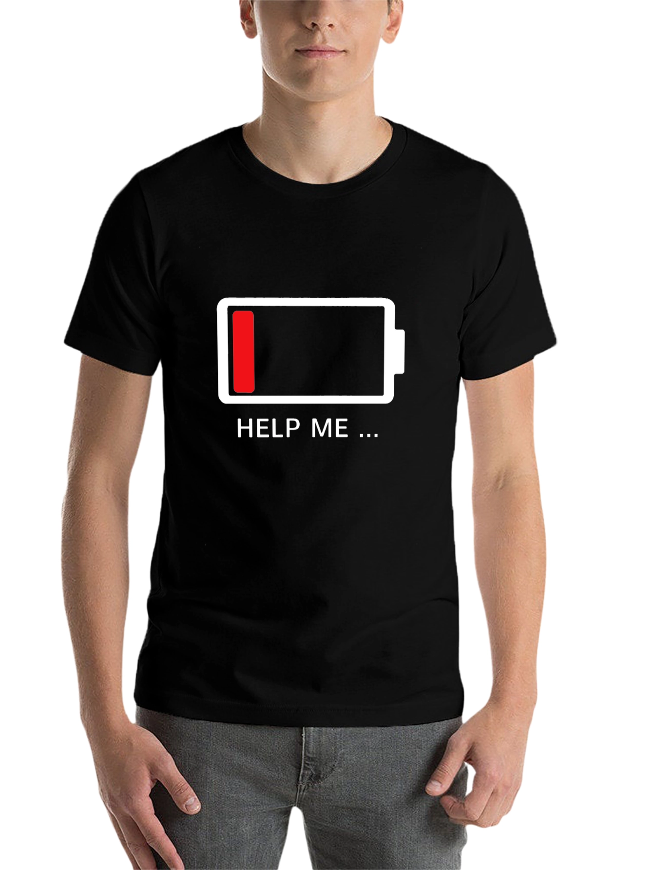 Low Battery Graphic T-Shirt