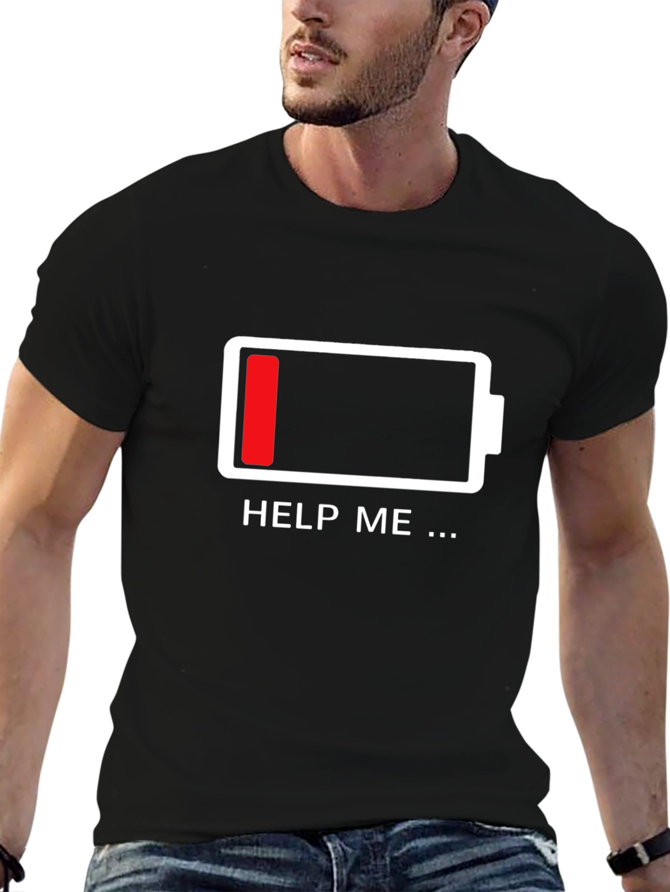 Low Battery Graphic T-Shirt