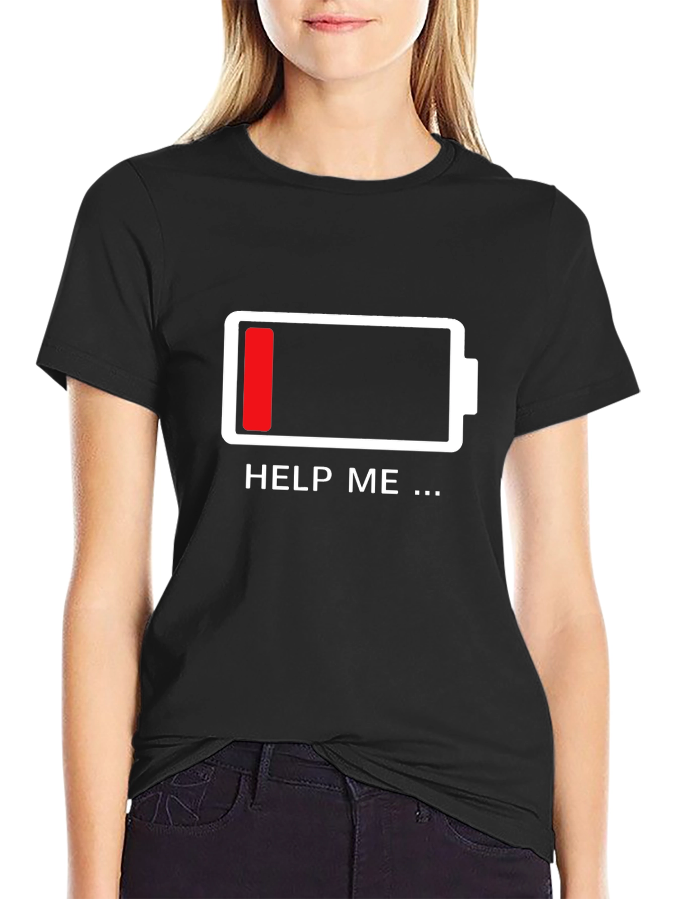 Low Battery Graphic T-Shirt
