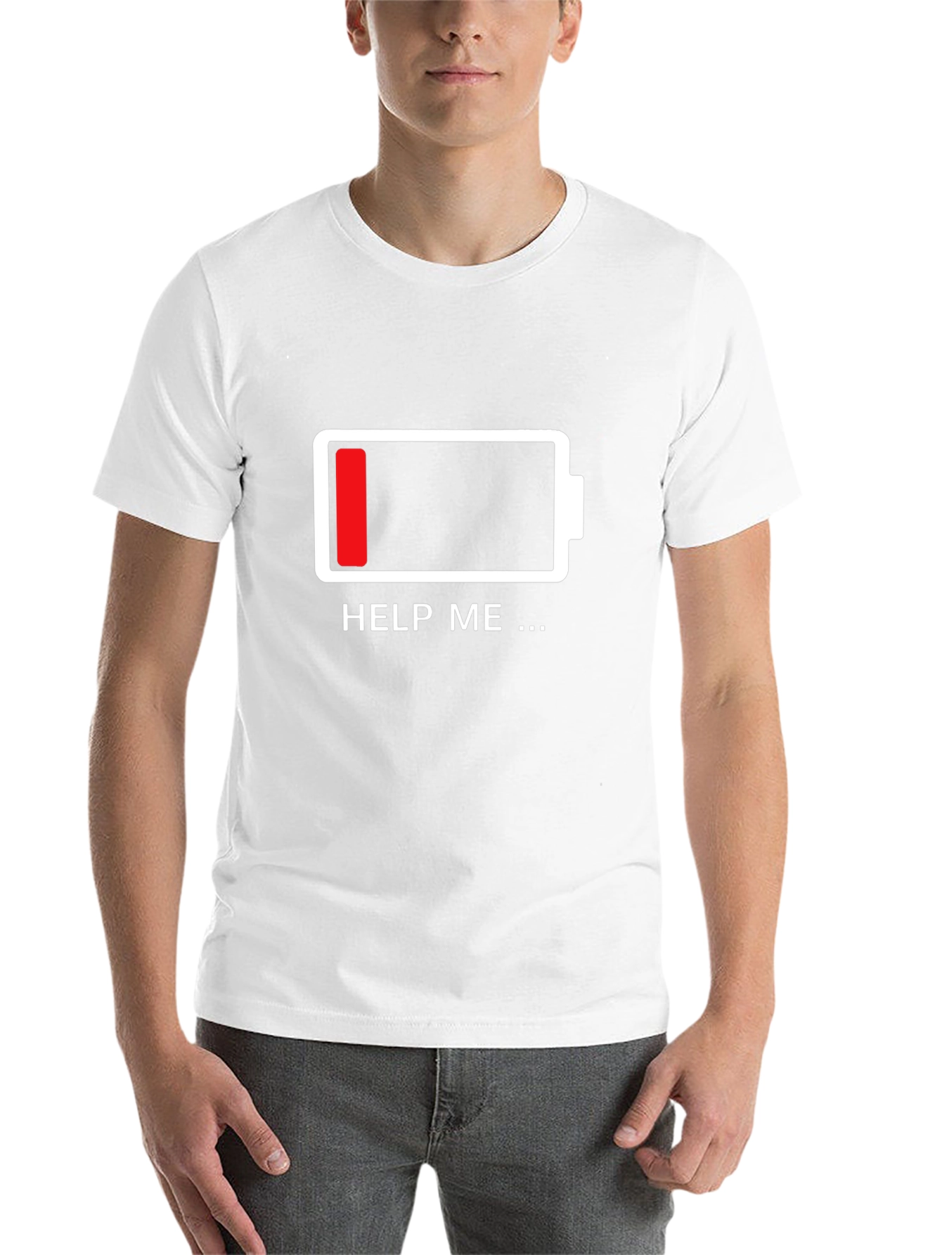 Low Battery Graphic T-Shirt