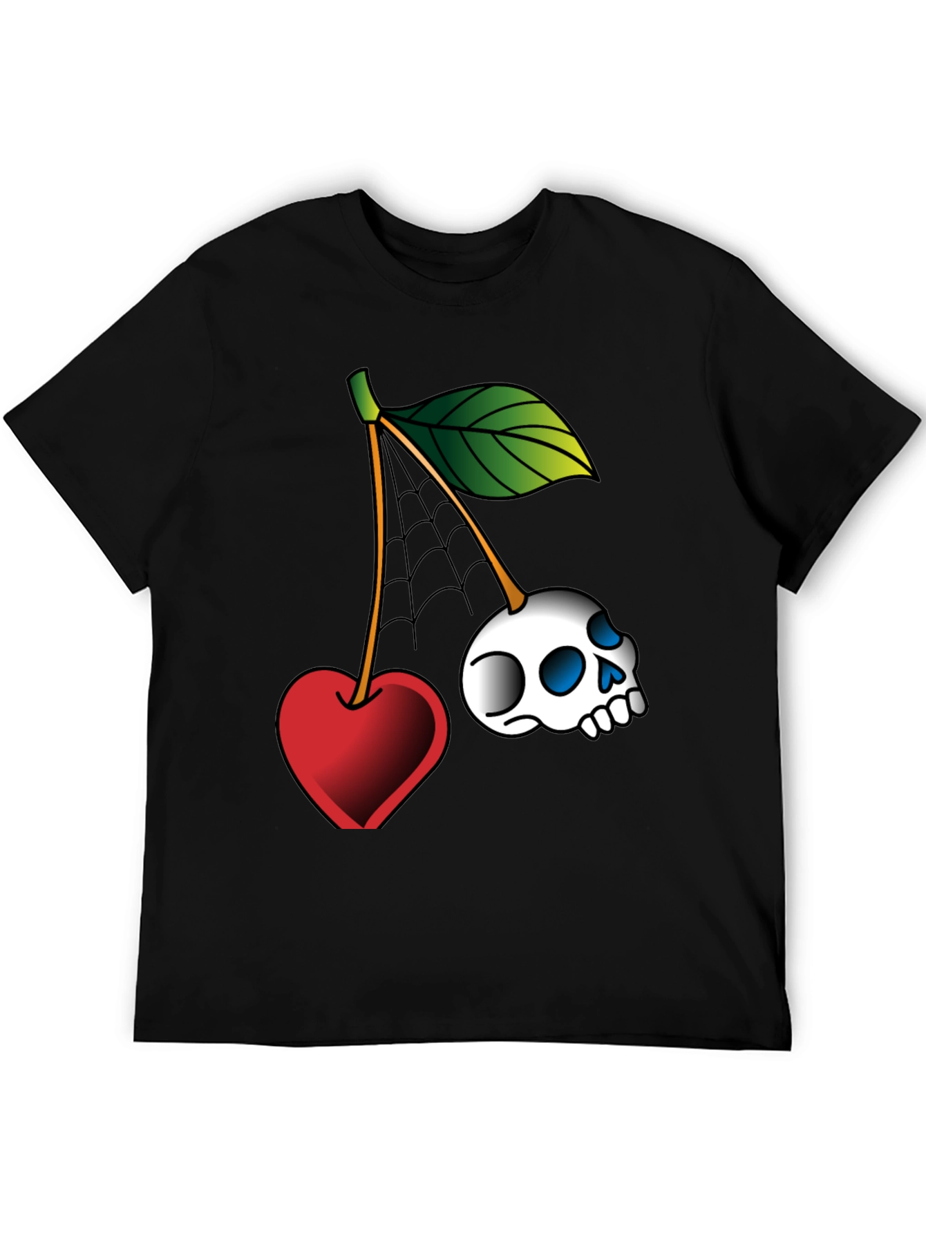 Skull Cherry Graphic Tee - Unique Design!