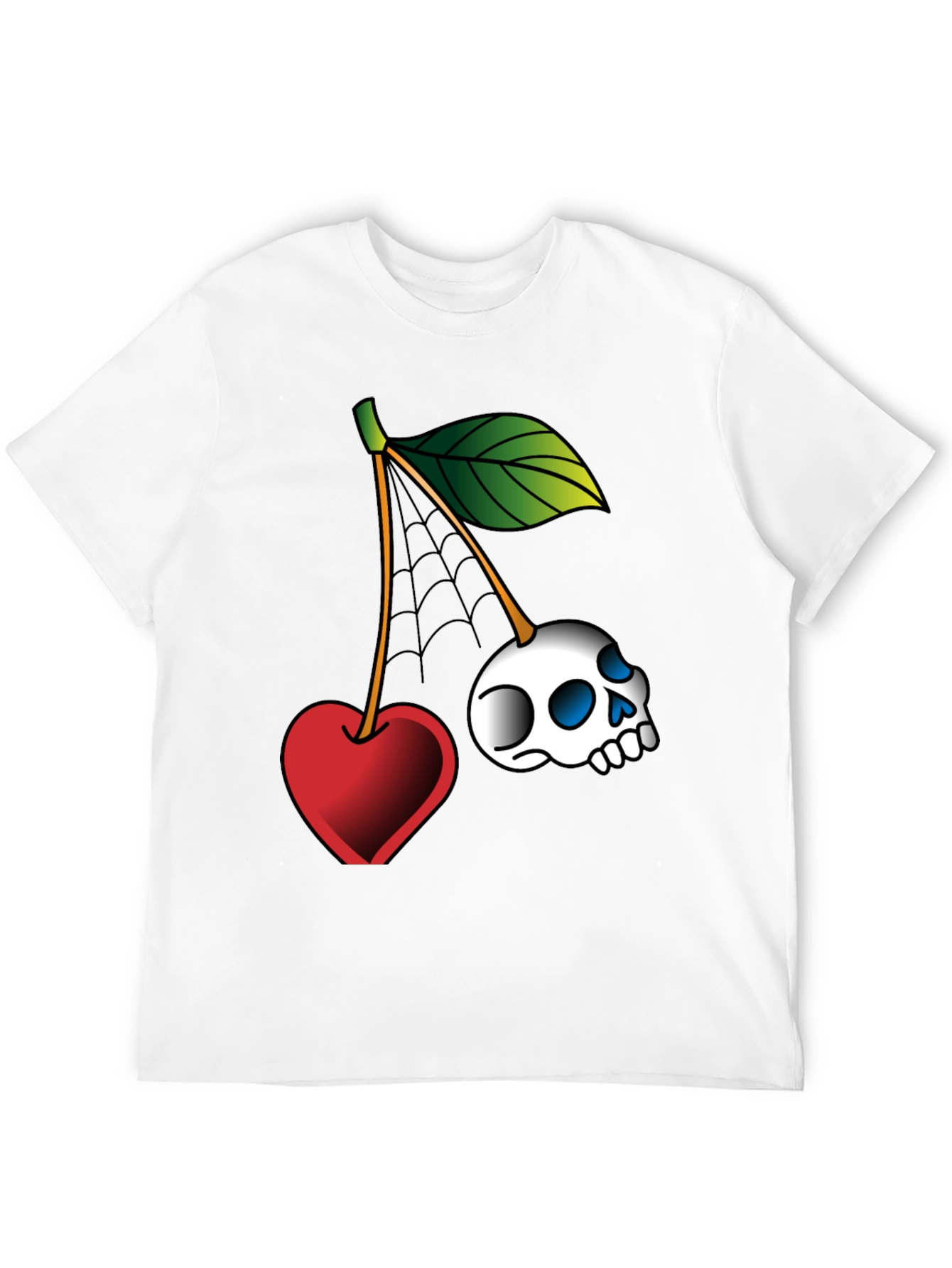 Skull Cherry Graphic Tee - Unique Design!