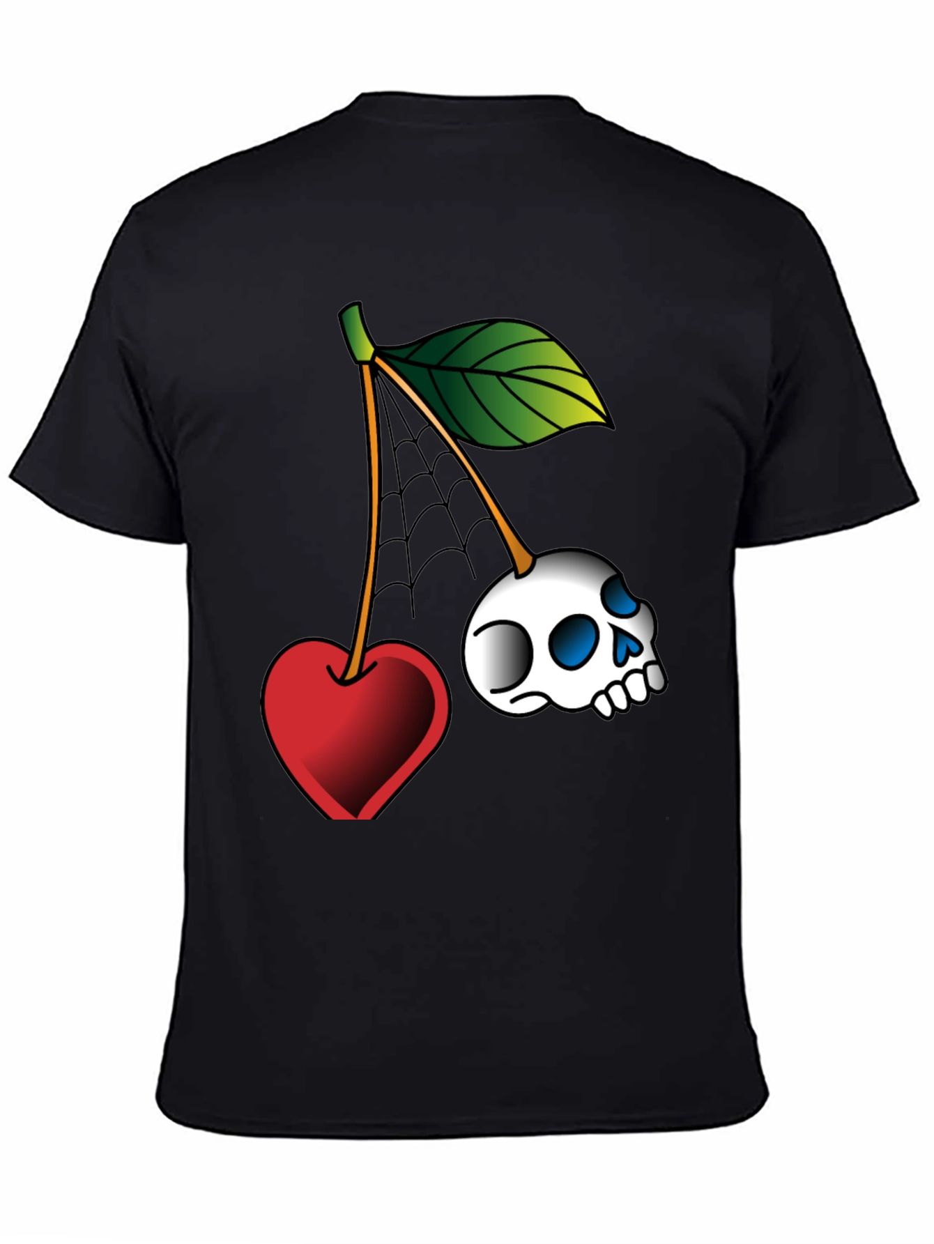 Skull Cherry Graphic Tee - Unique Design!