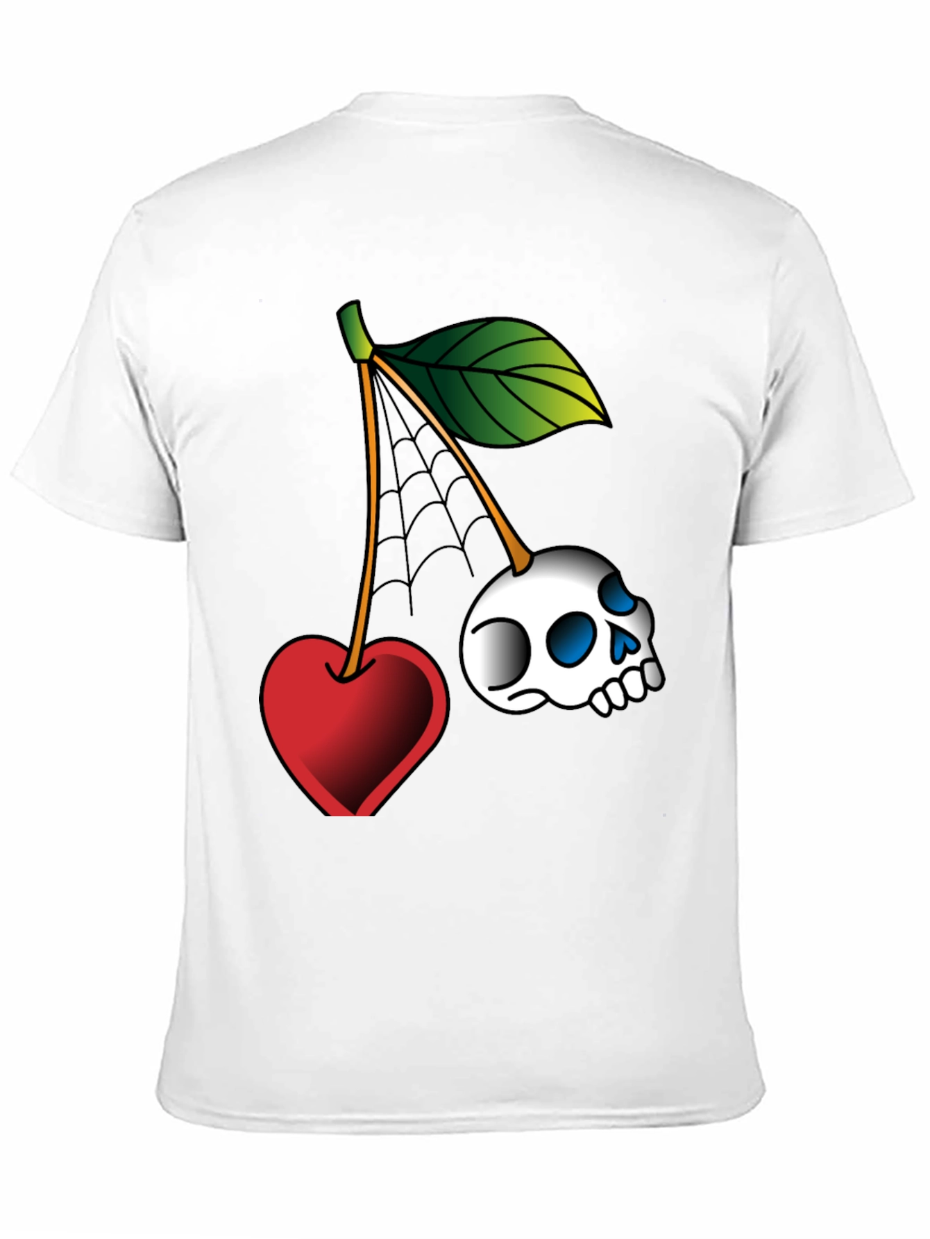 Skull Cherry Graphic Tee - Unique Design!