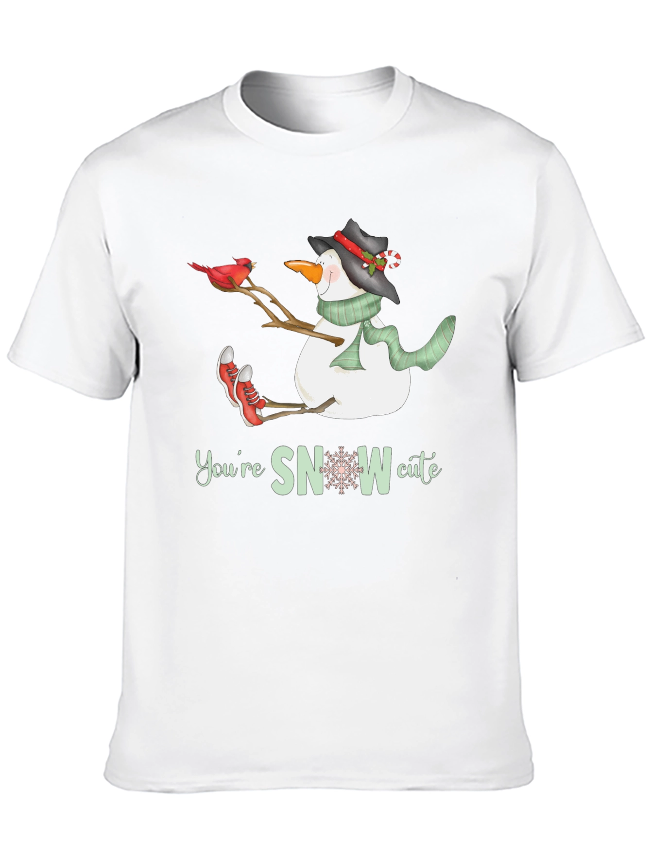 Cute Snowman Graphic Tee