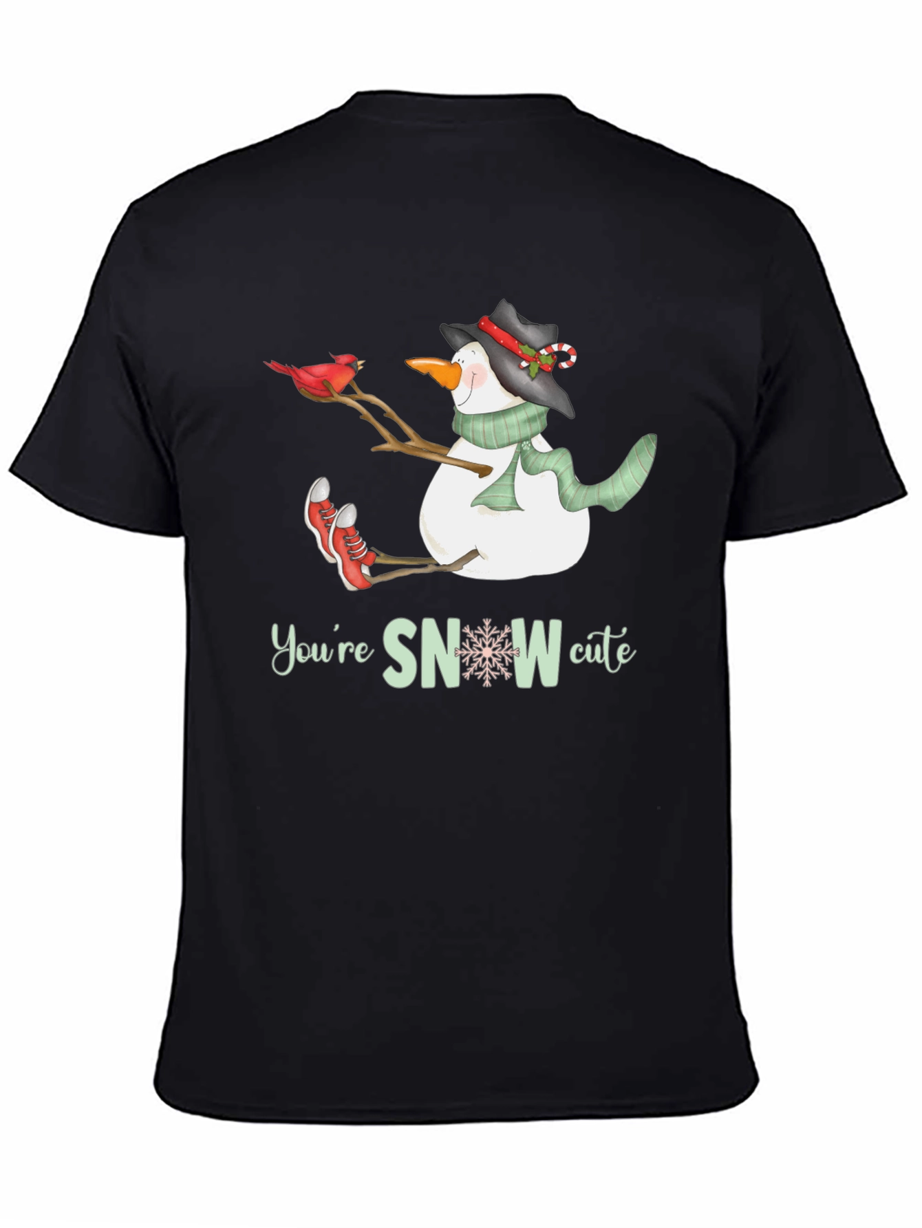 Cute Snowman Graphic Tee