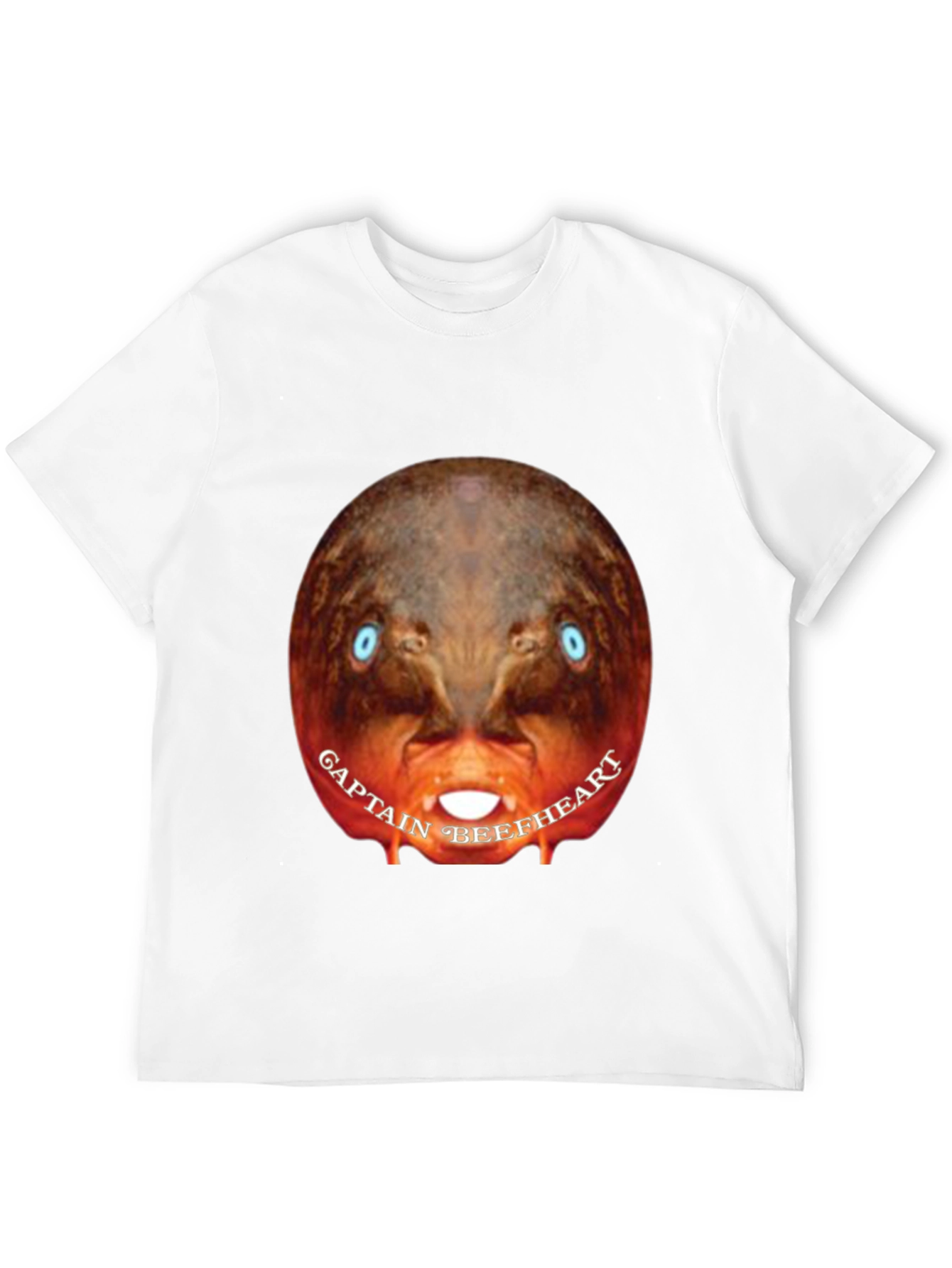 Captain Beefheart Graphic Tee - Black Cotton T-Shirt