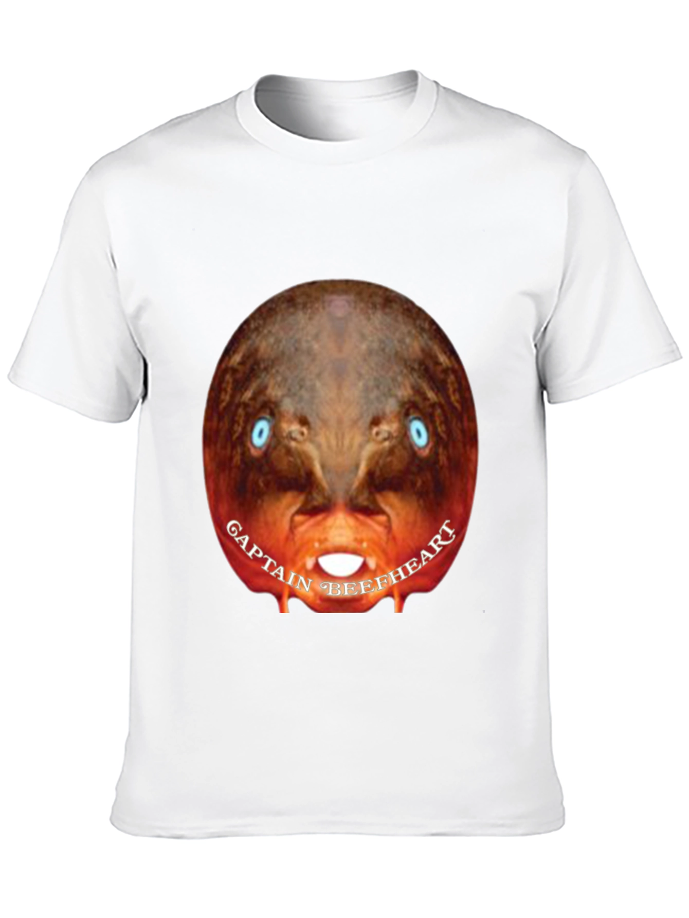 Captain Beefheart Graphic Tee - Black Cotton T-Shirt