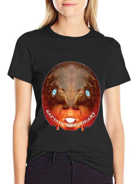 Captain Beefheart Graphic Tee - Black Cotton T-Shirt