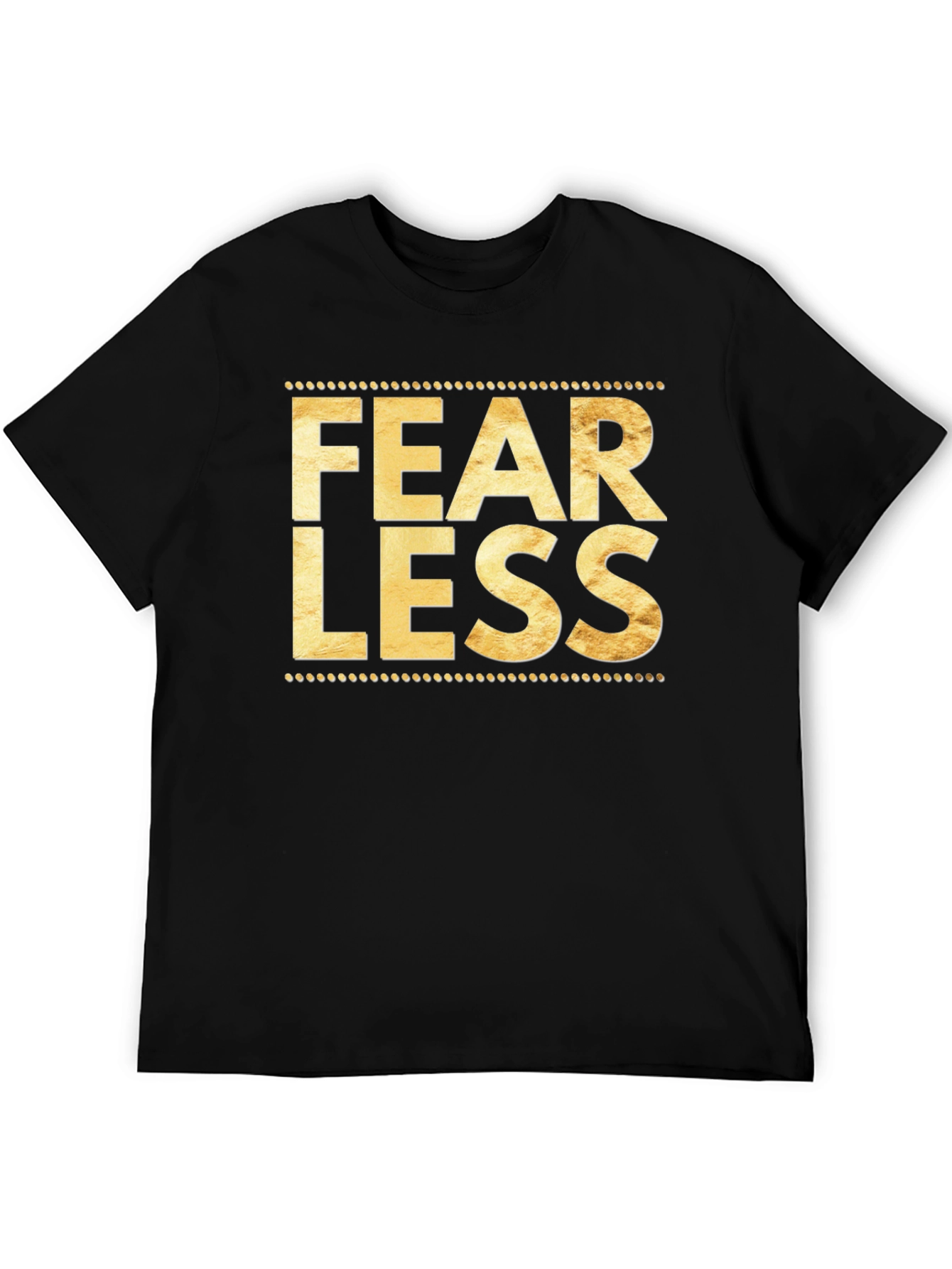 Fearless Graphic Tee - Trendy Black T-Shirt