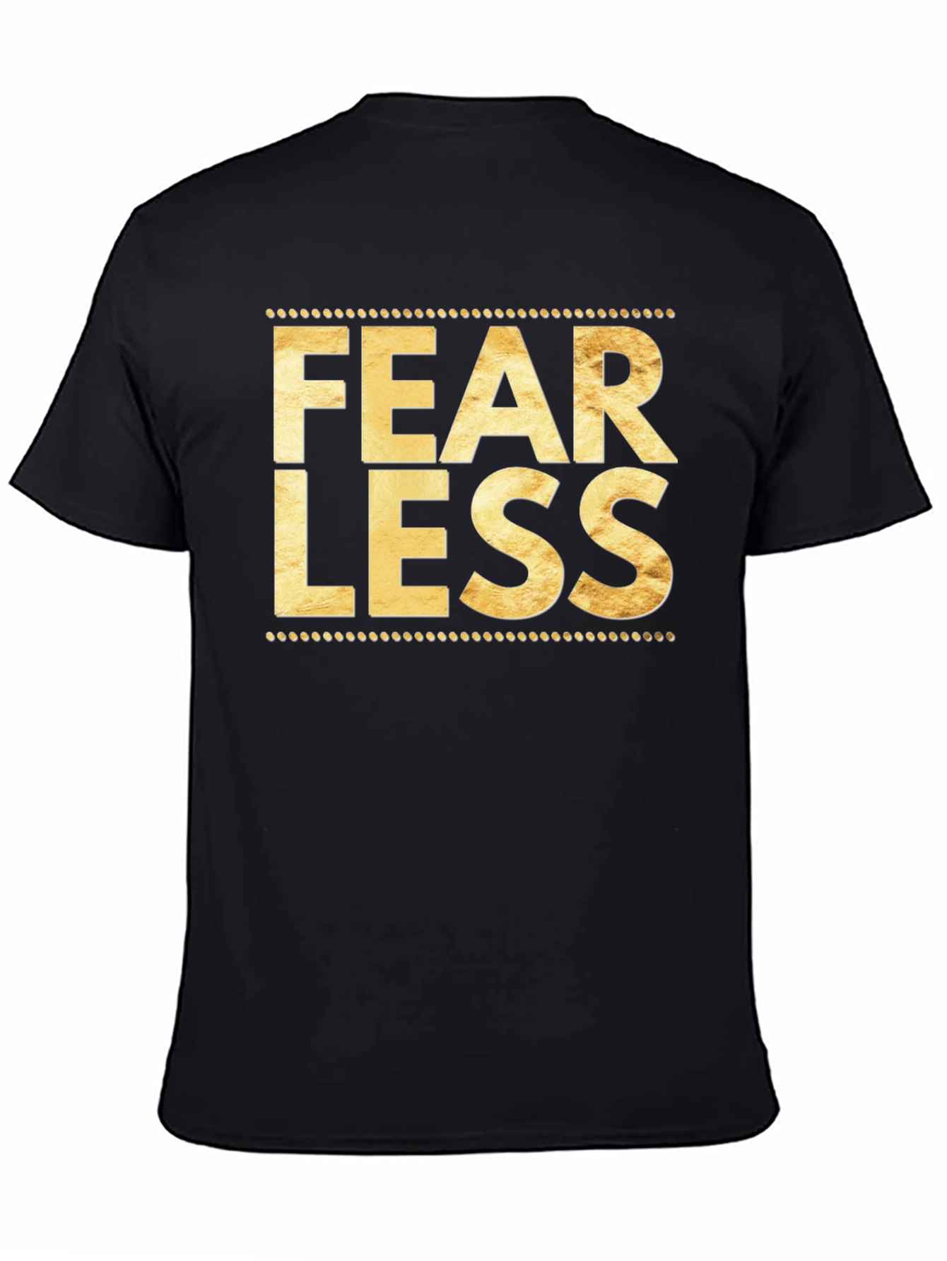 Fearless Graphic Tee - Trendy Black T-Shirt