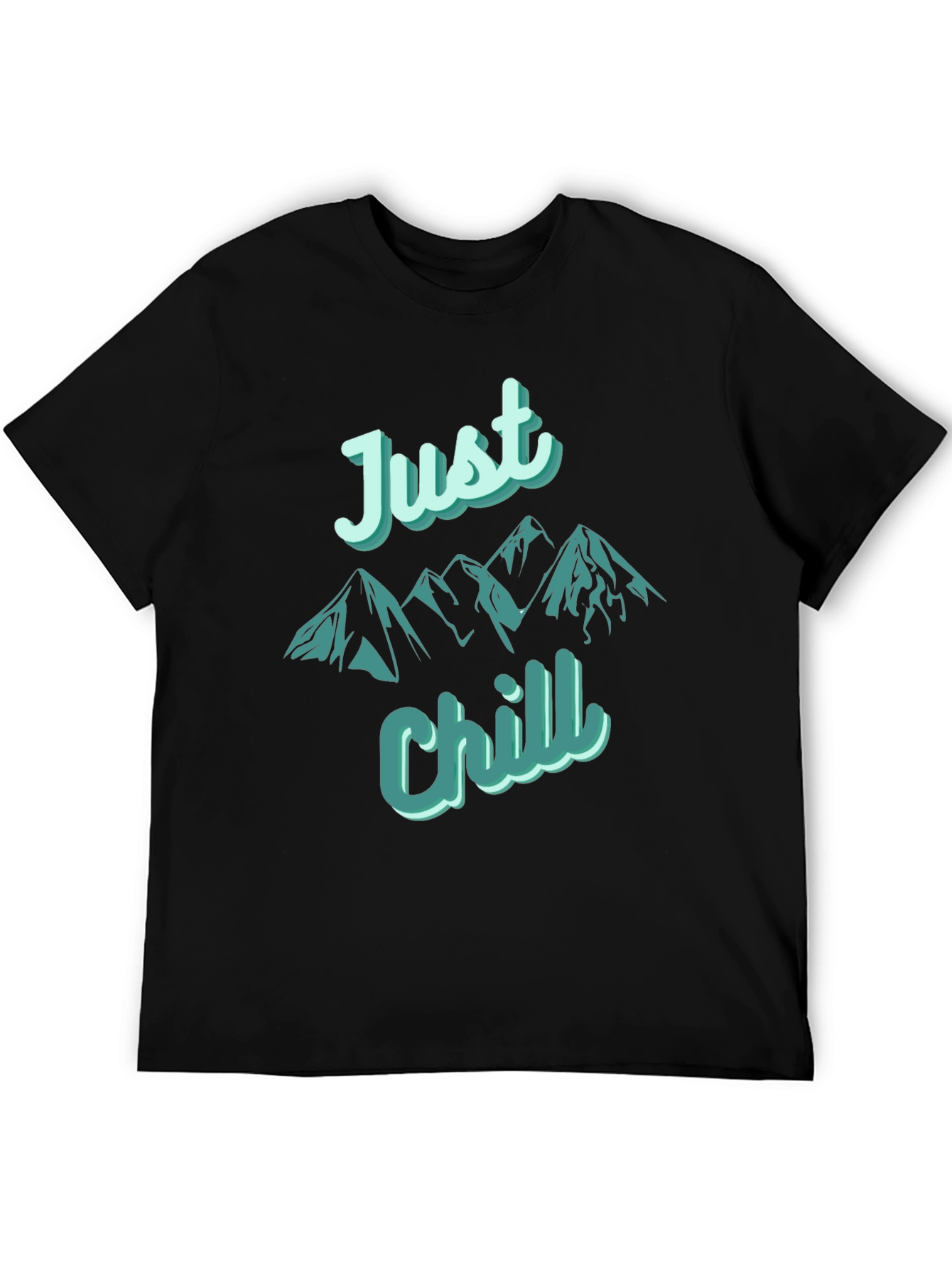 Just Chill Mountain T-Shirt - Relaxed Fit