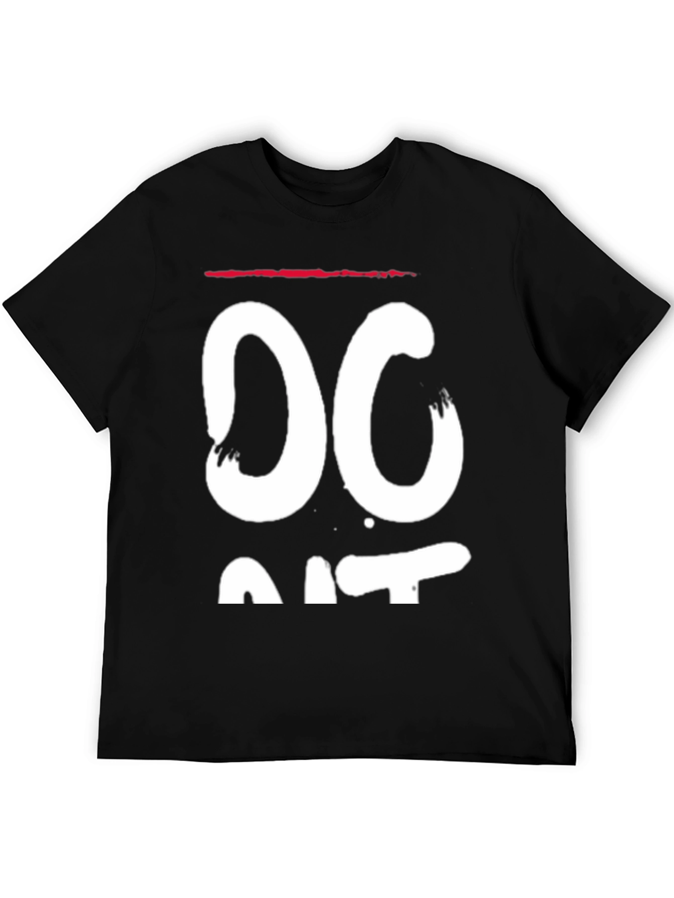Bold Graphic Tee - DC - Black Cotton Casual