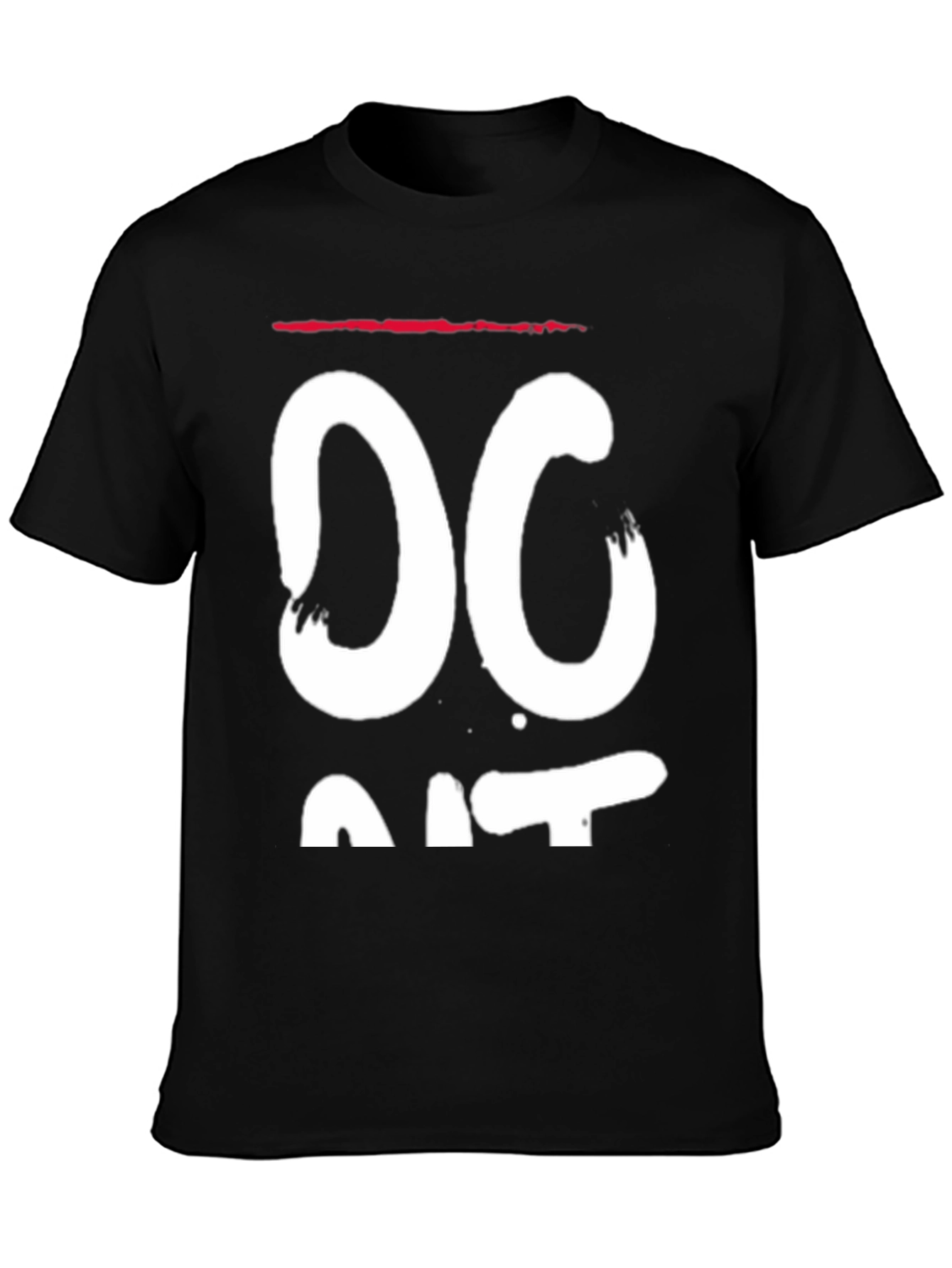 Bold Graphic Tee - DC - Black Cotton Casual
