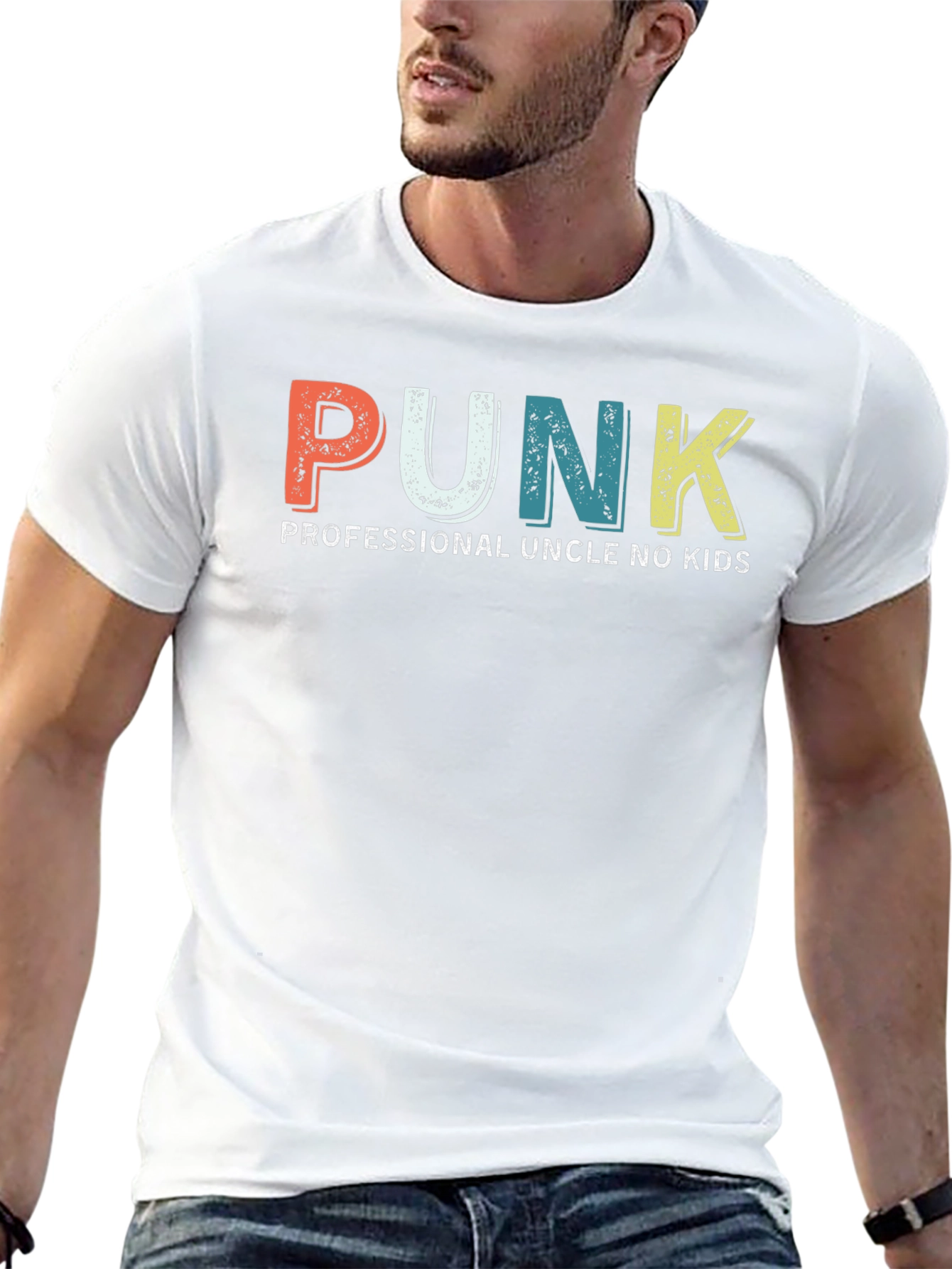 PUNK Professional Uncle No Kids Graphic Tee
