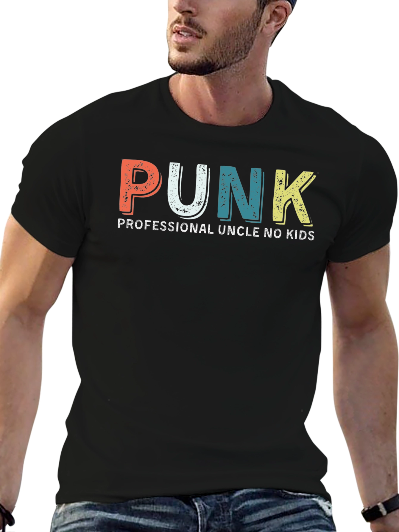 PUNK Professional Uncle No Kids Graphic Tee